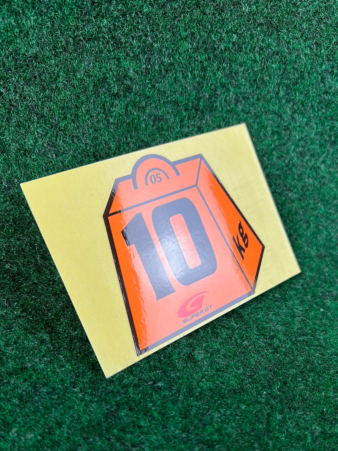 Super GT 2005 - Commemorative 10KG Weight Penalty Collectible Sticker