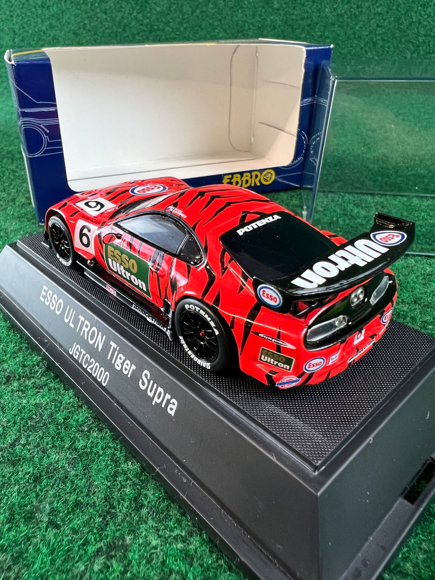 EBBRO Trendies - ESSO Ultron Toyota Supra 2000 (Red & Black) 1/43 Scale Diecast