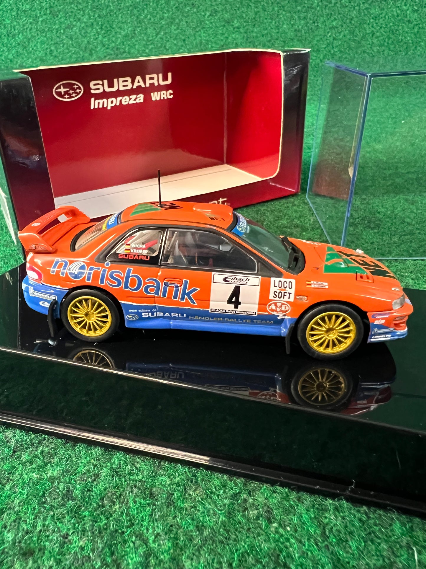 Auto Art - Subaru Impreza GC8 WRC 2001 Norisbank Rally Car 1/43 Scale Diecast