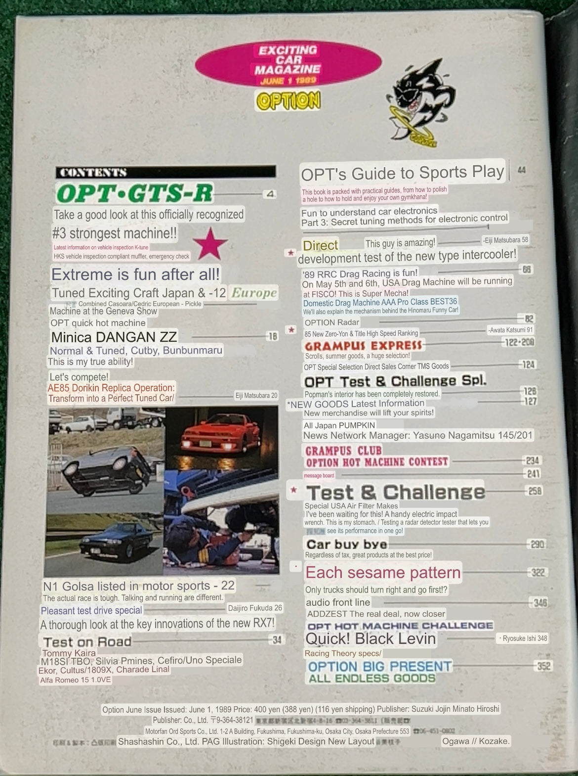 Option Magazine - June 1989
