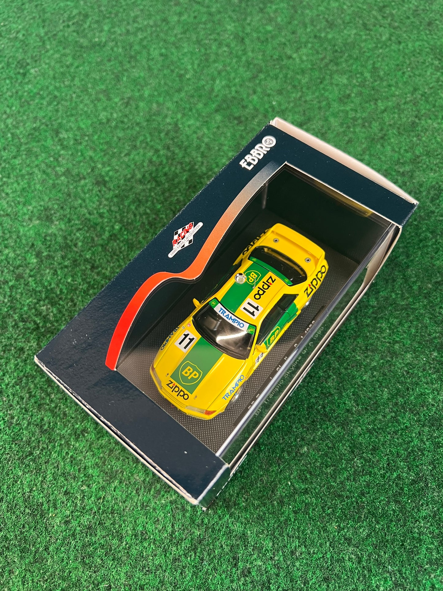 EBBRO Racing Collection - BP Trampio Nissan Skyline R32 GT-R 1/43 Scale Diecast