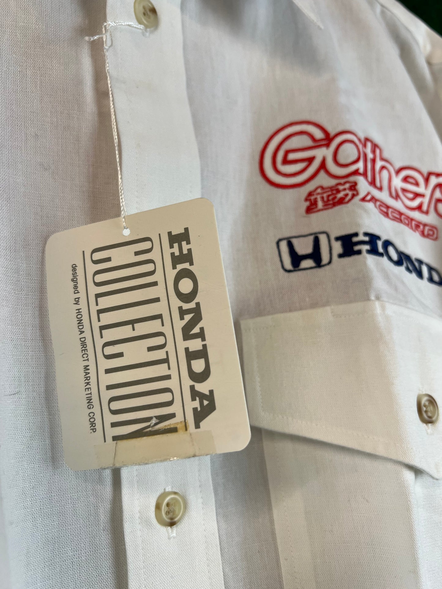 Gathers Honda - Honda Collection JTCC 1997 Honda Accord Buttondown Staff Shirt and #33 Okada Raceday Fan Cheering Flag Set