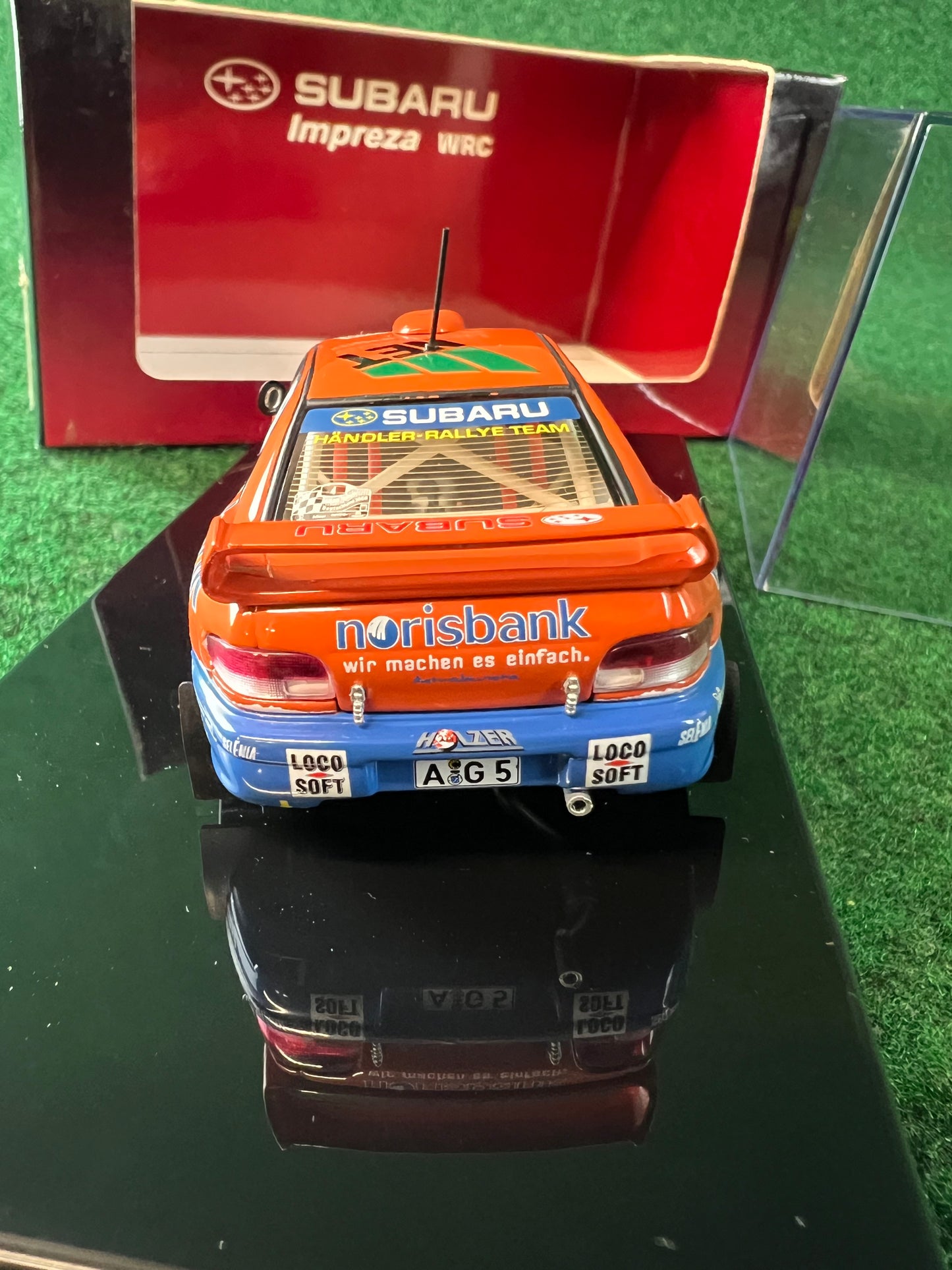 Auto Art - Subaru Impreza GC8 WRC 2001 Norisbank Rally Car 1/43 Scale Diecast