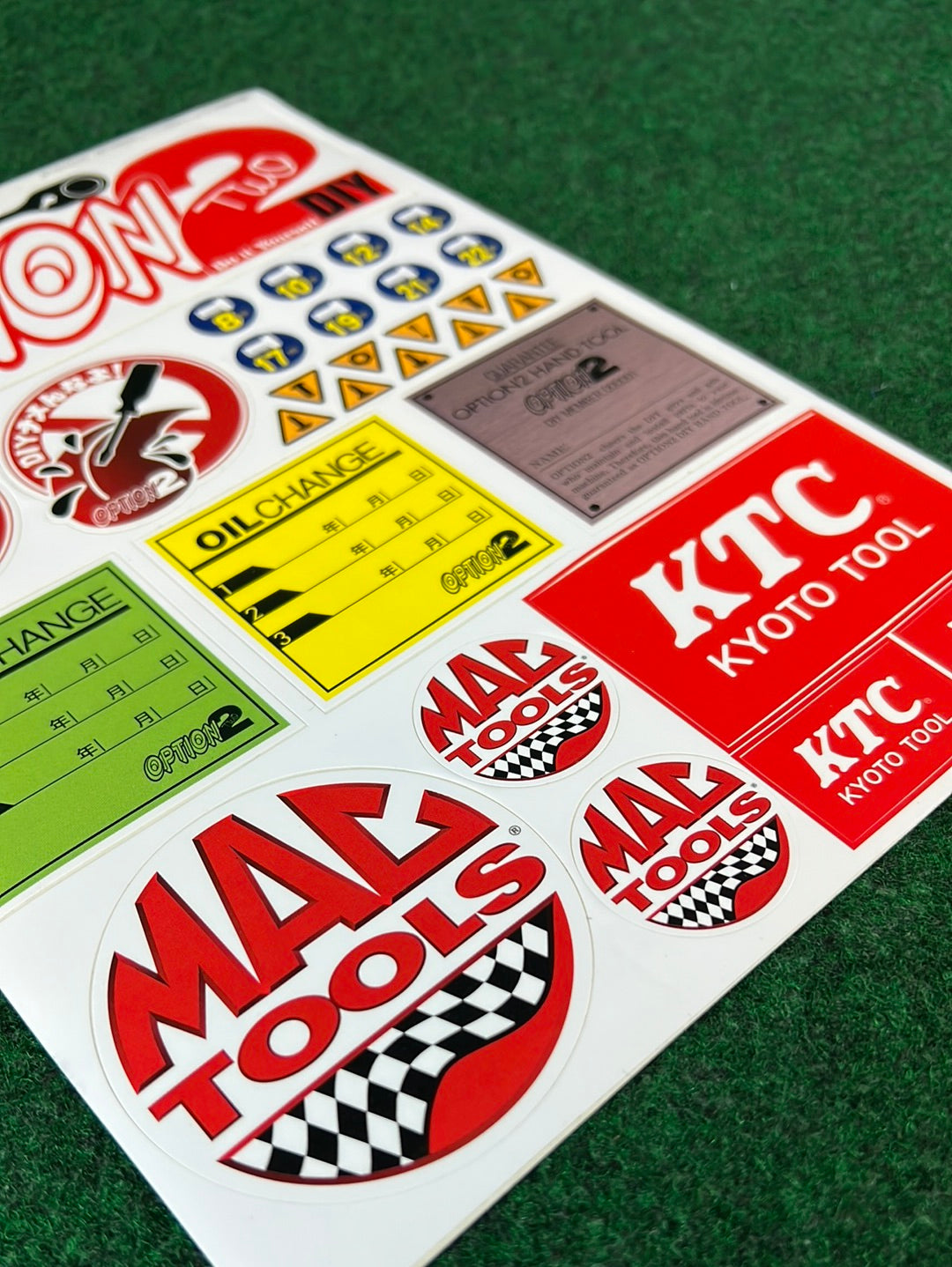 Option2 DIY (KTC & MAC Tools) Sticker Sheet