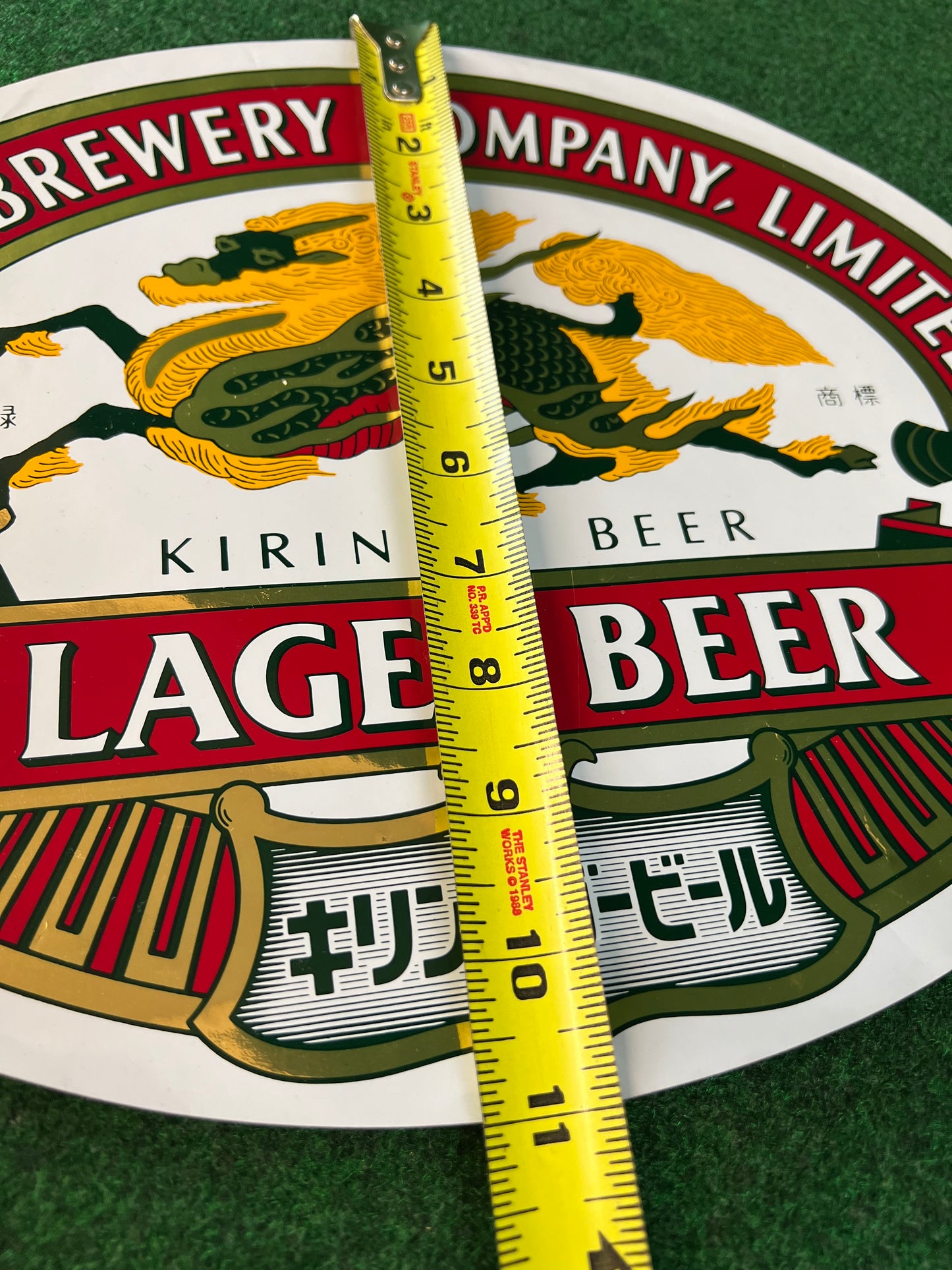 Kirin Ichiban - Large Advertising Promotional Sticker