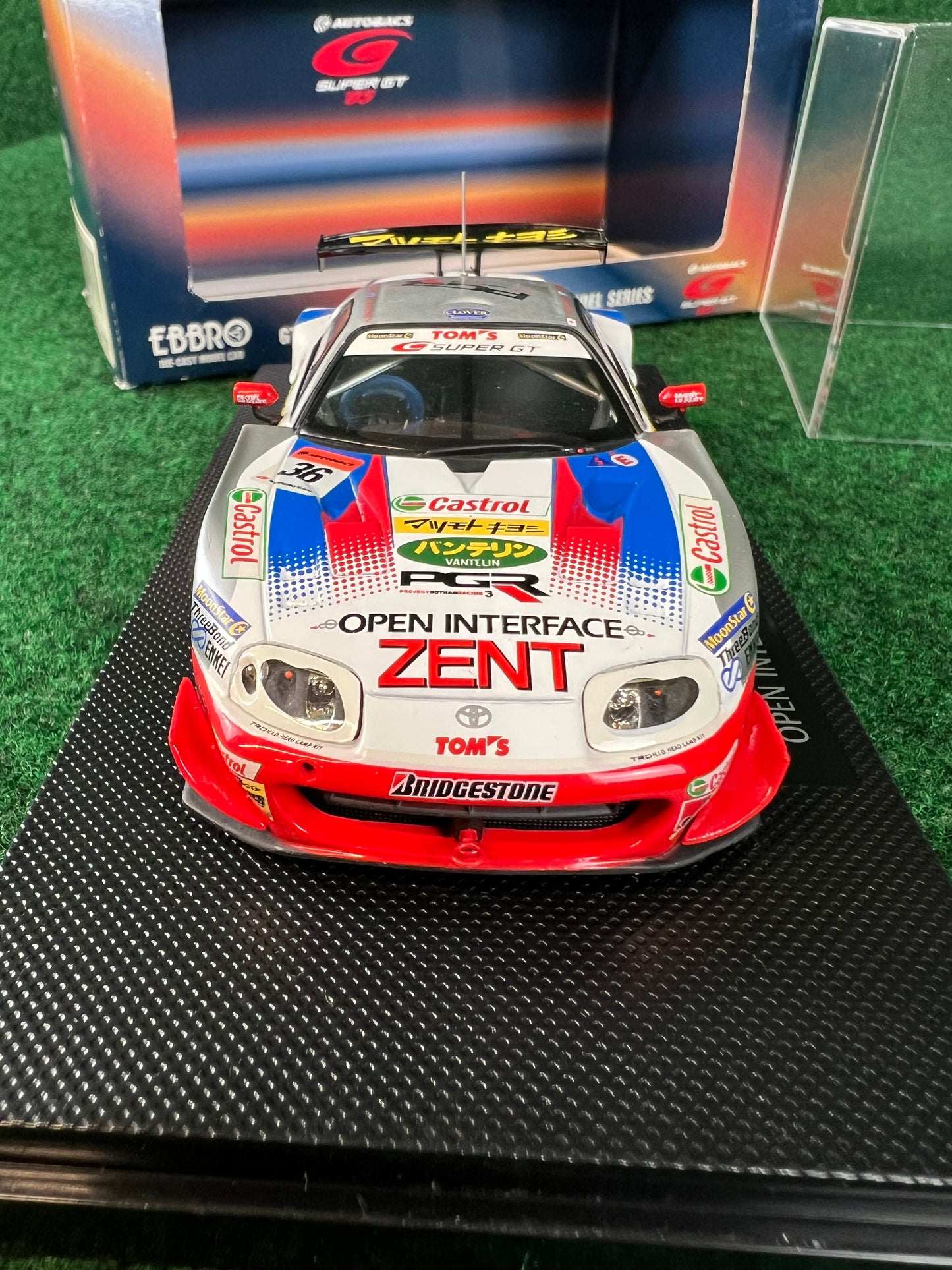 EBBRO 2005 SuperGT Open Interface Toyota Supra 1/43 Scale Diecast