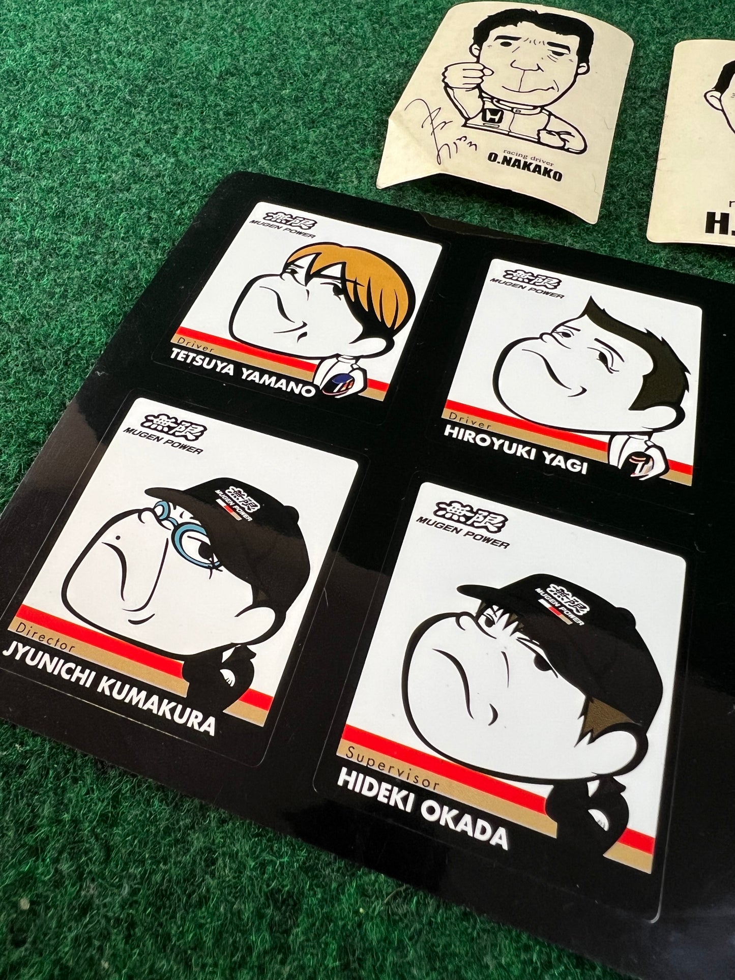 Mugen & Honda Racing JGTC NSX Drivers Sticker Set