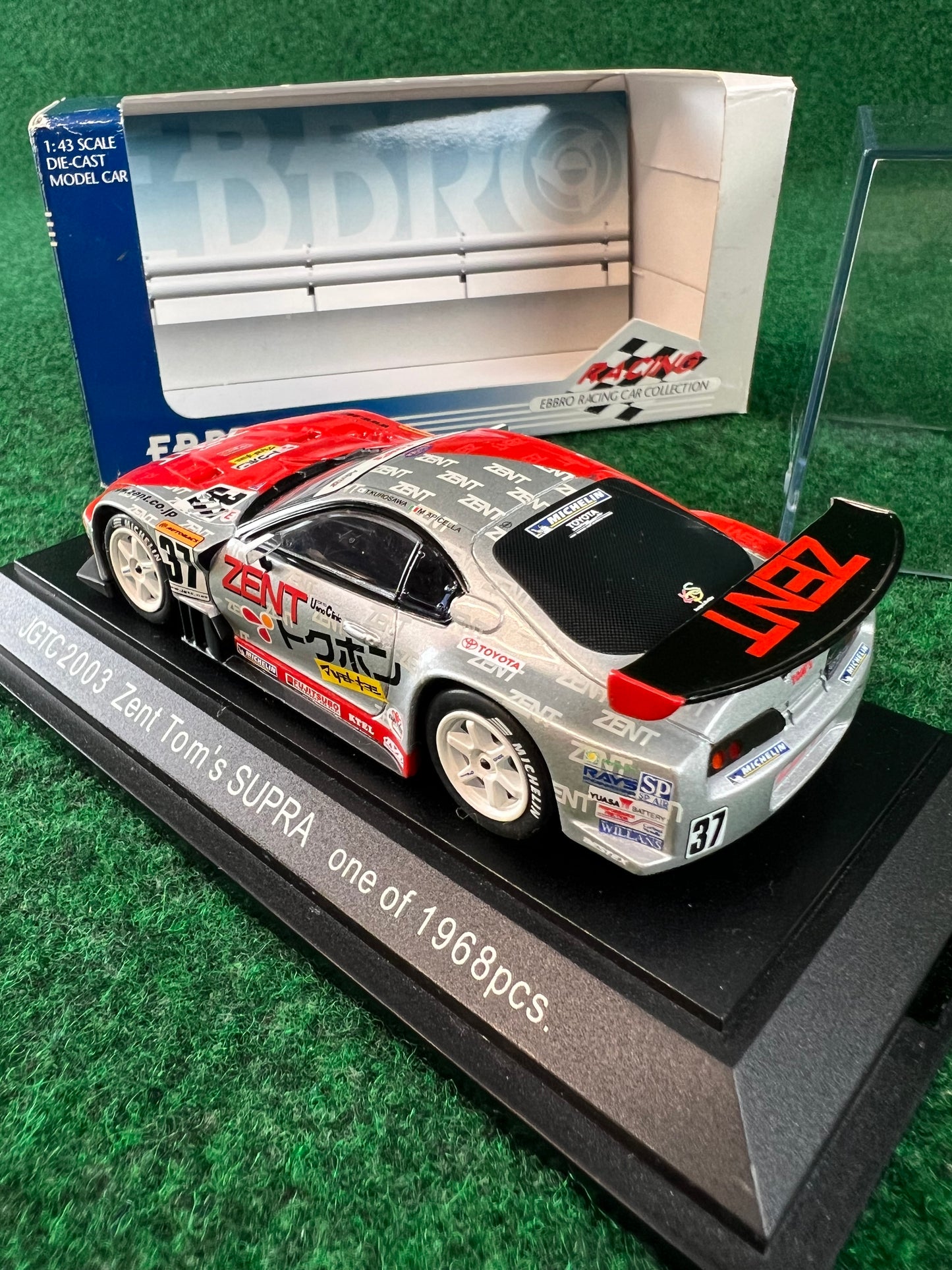 EBBRO - 2003 Zent Tom's Toyota Supra 1/43 Scale Diecast