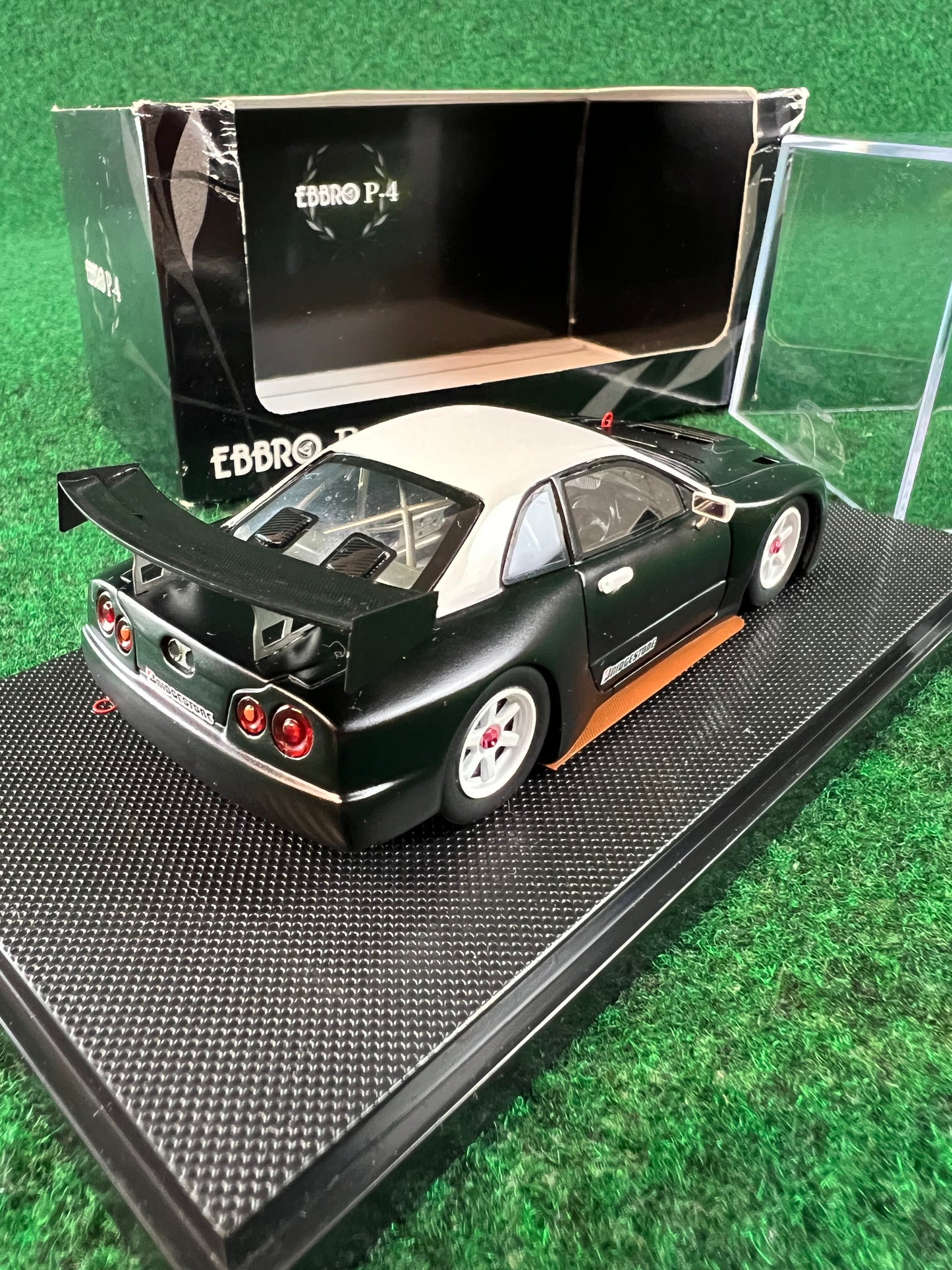 EBBRO P-4 Nissan Skyline R34 GTR 1999 Winter Test Car 1/43 Scale Diecast