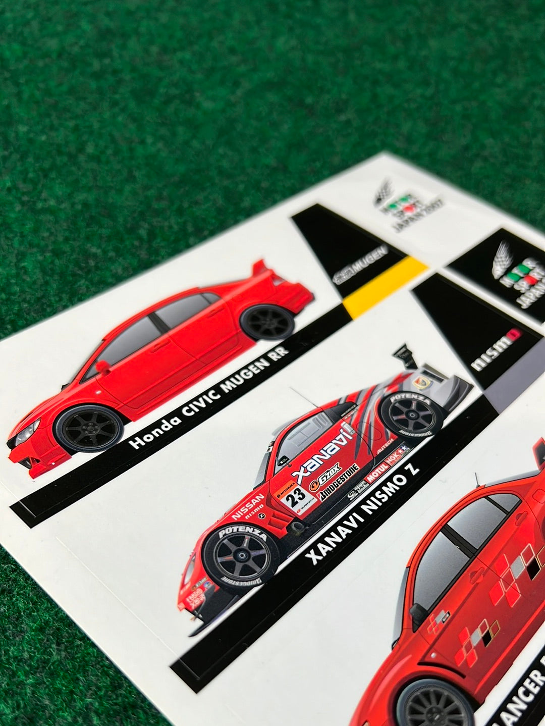 Motor Sport Japan 2007 Sticker Sheet (2)