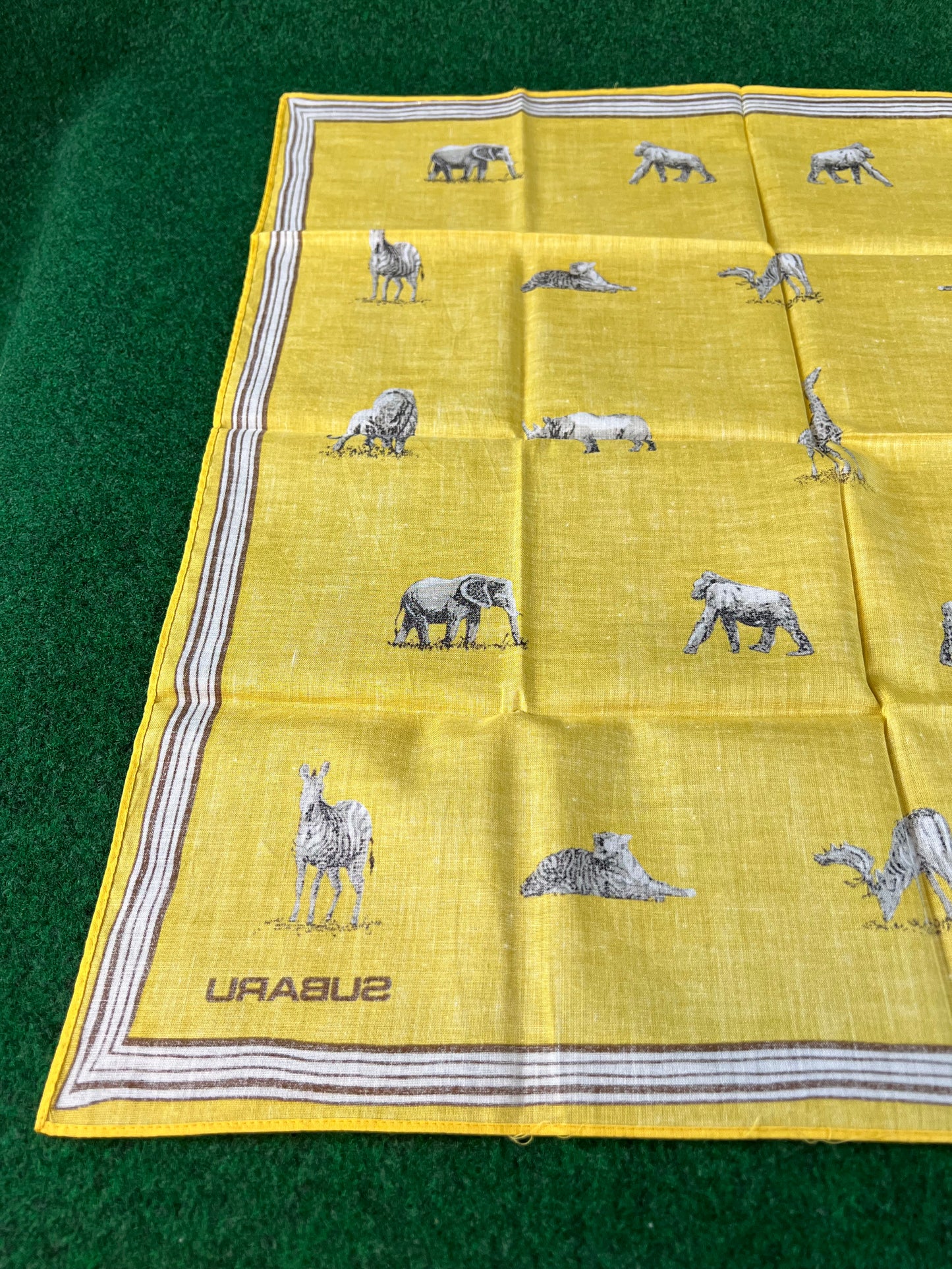 Subaru - Safari Animals Promotional Handkerchief