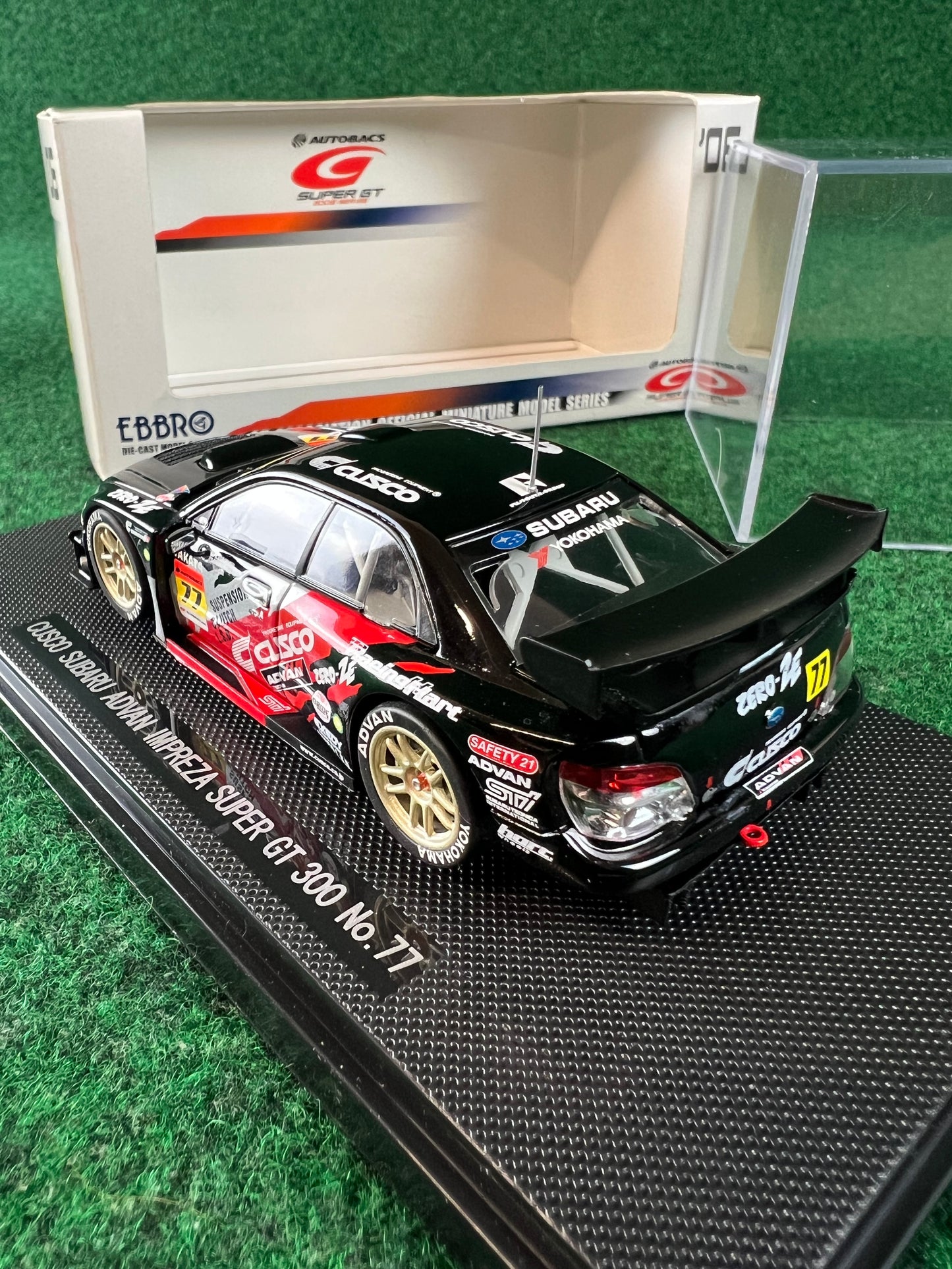 EBBRO SuperGT 2006 #77 Cusco Dunlop Subaru Impreza WRX STI 1/43 Scale Diecast