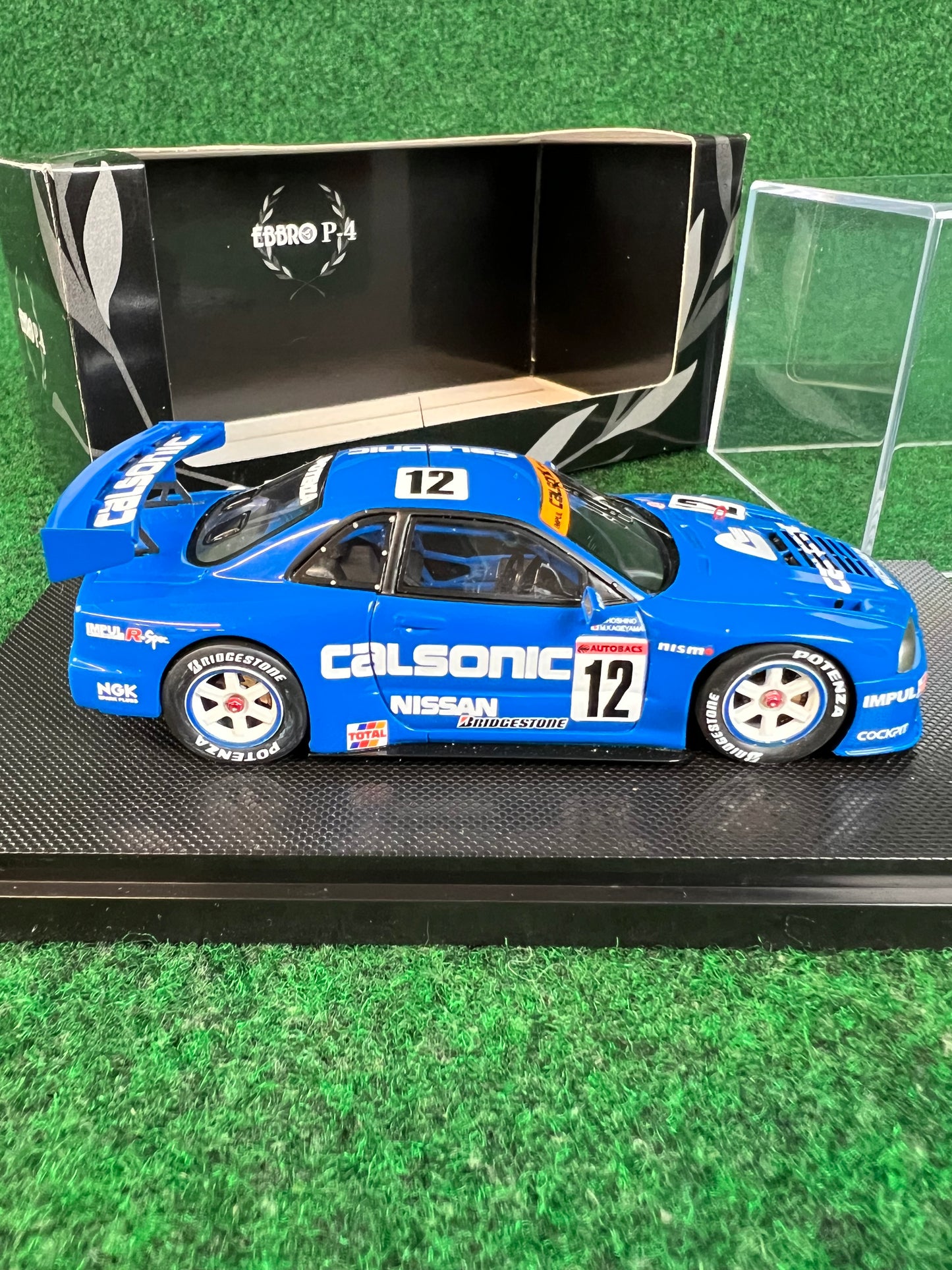 EBBRO P-4 - JGTC 1999 Calsonic Nissan Skyline R34 GTR 1/43 Scale Diecast