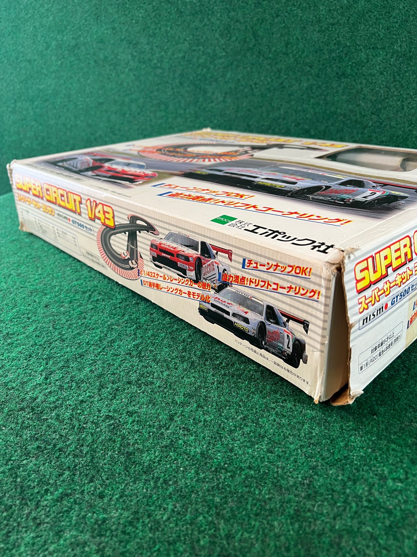 Epoch Super Circuit 1/43 Scale NISMO Nissan Skyline R34 GT-R GT500 Slot Car Set