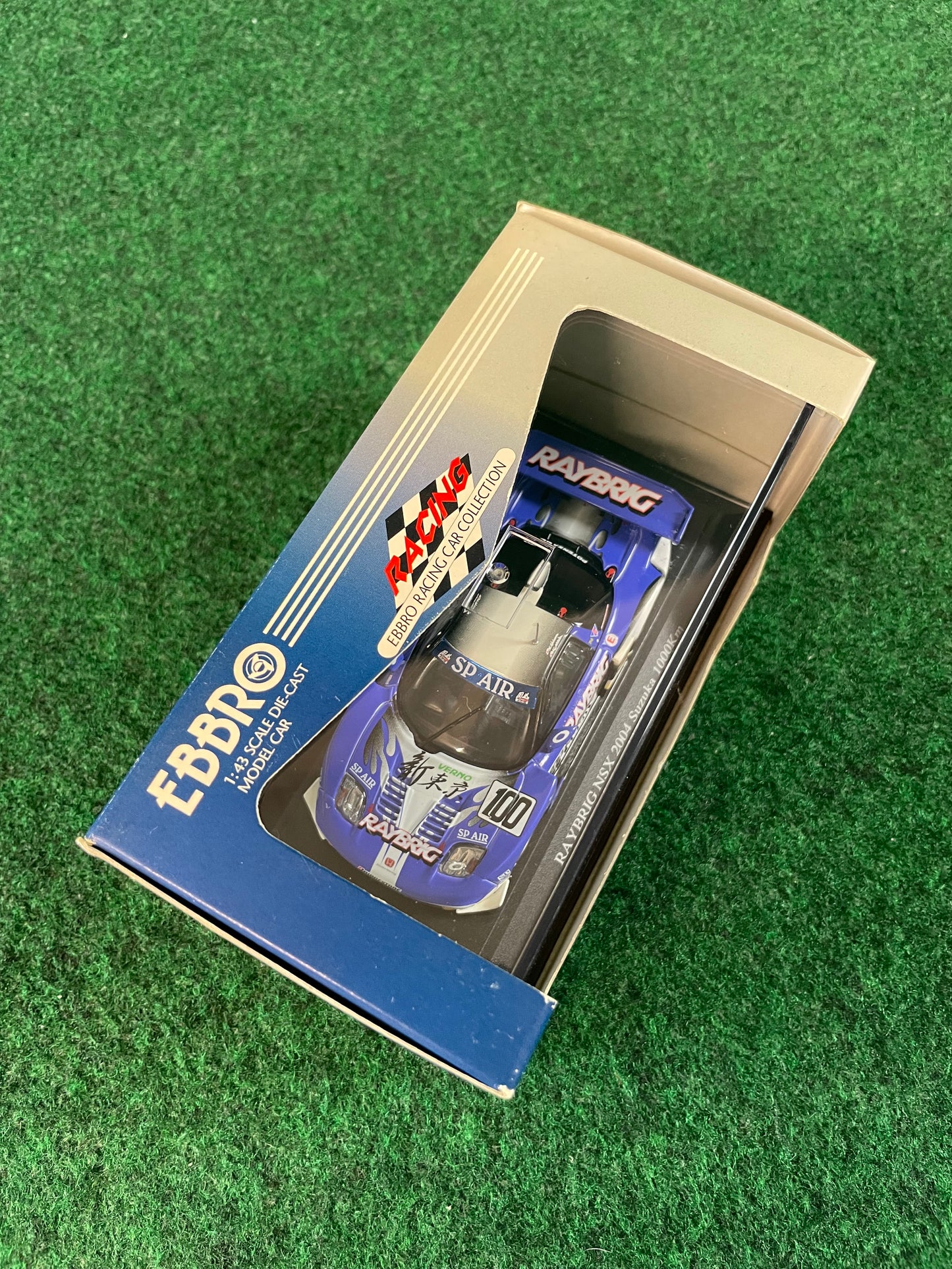 EBBRO Racing Car Collection: JGTC RAYBRIG 2004 Honda NSX Suzuka 1000km 1/43 Scale Diecast