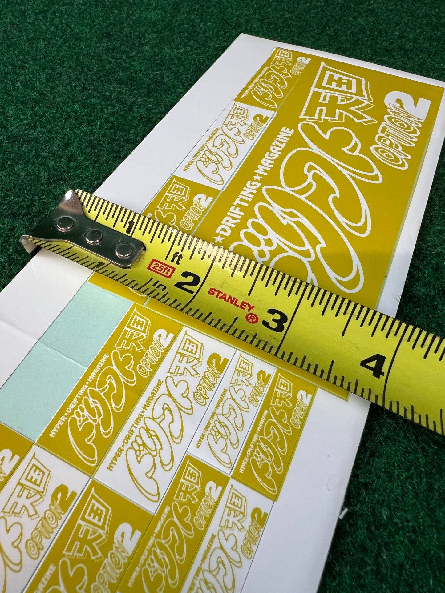 Option2 & Drift Tengoku Collab - Hyper Drifting Sticker Sheet