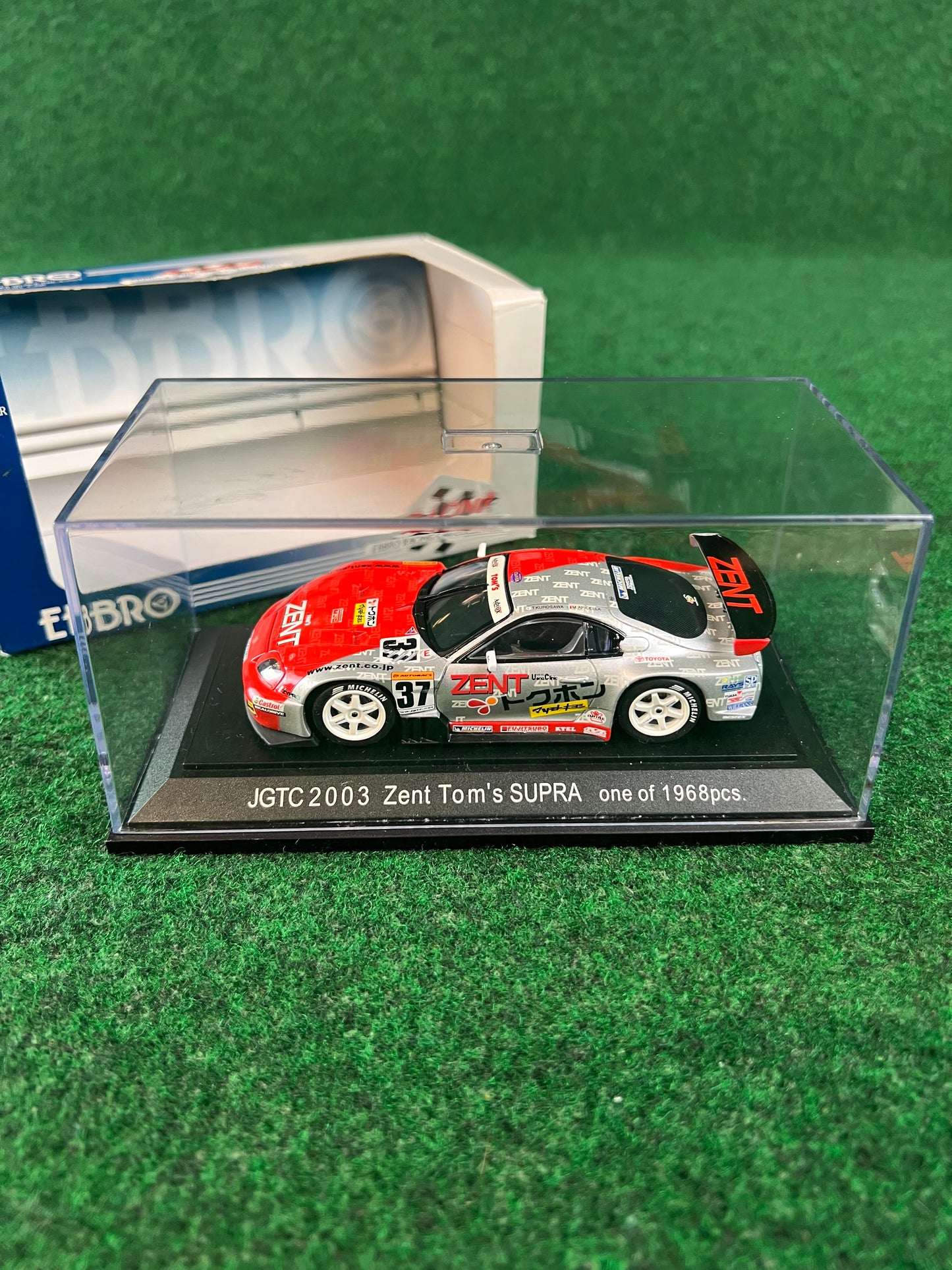 EBBRO - 2003 Zent Tom's Toyota Supra 1/43 Scale Diecast