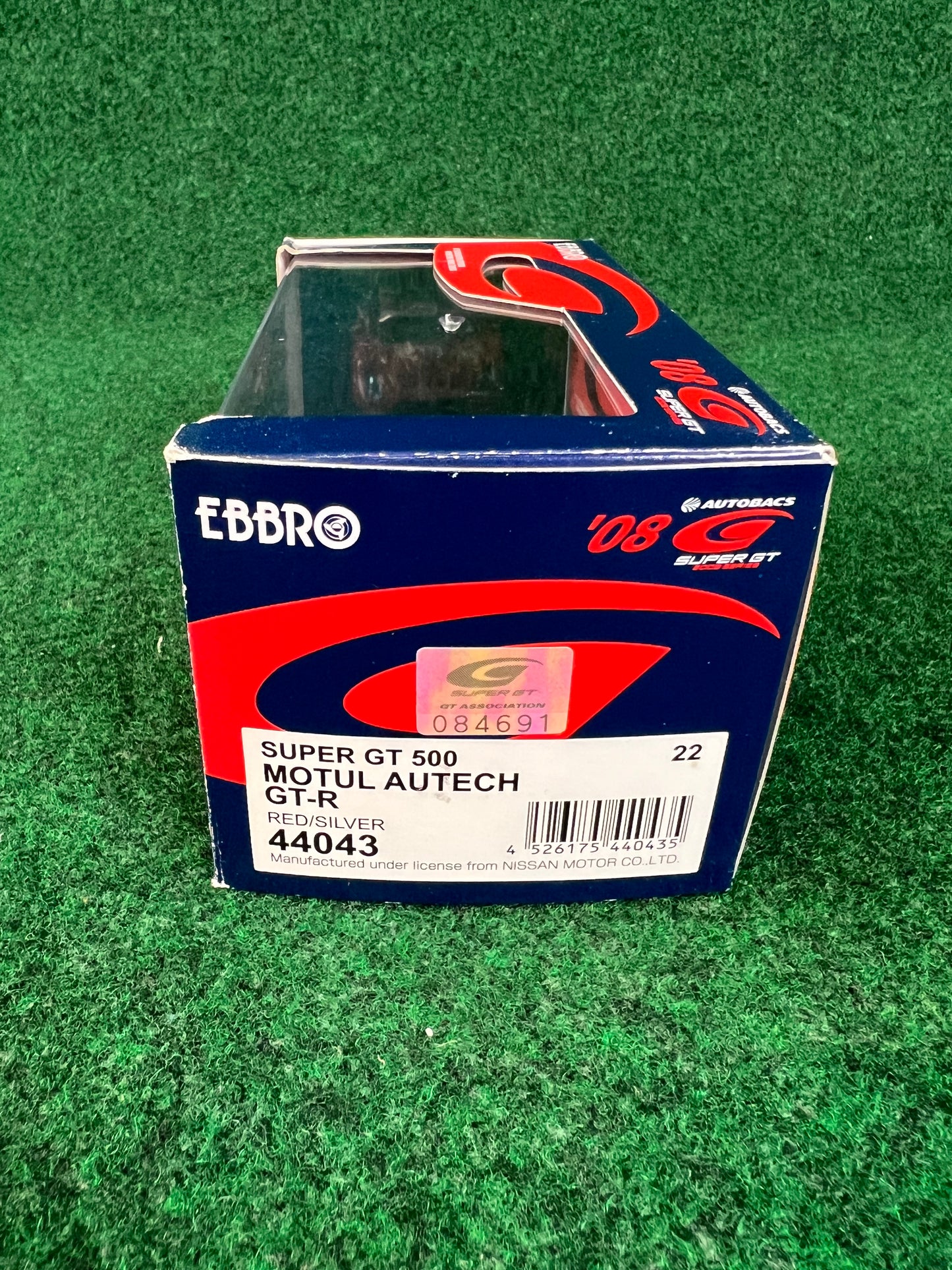 EBBRO SuperGT 2008 Motul Autech Nissan R35 GTR 1/43 Scale Diecast