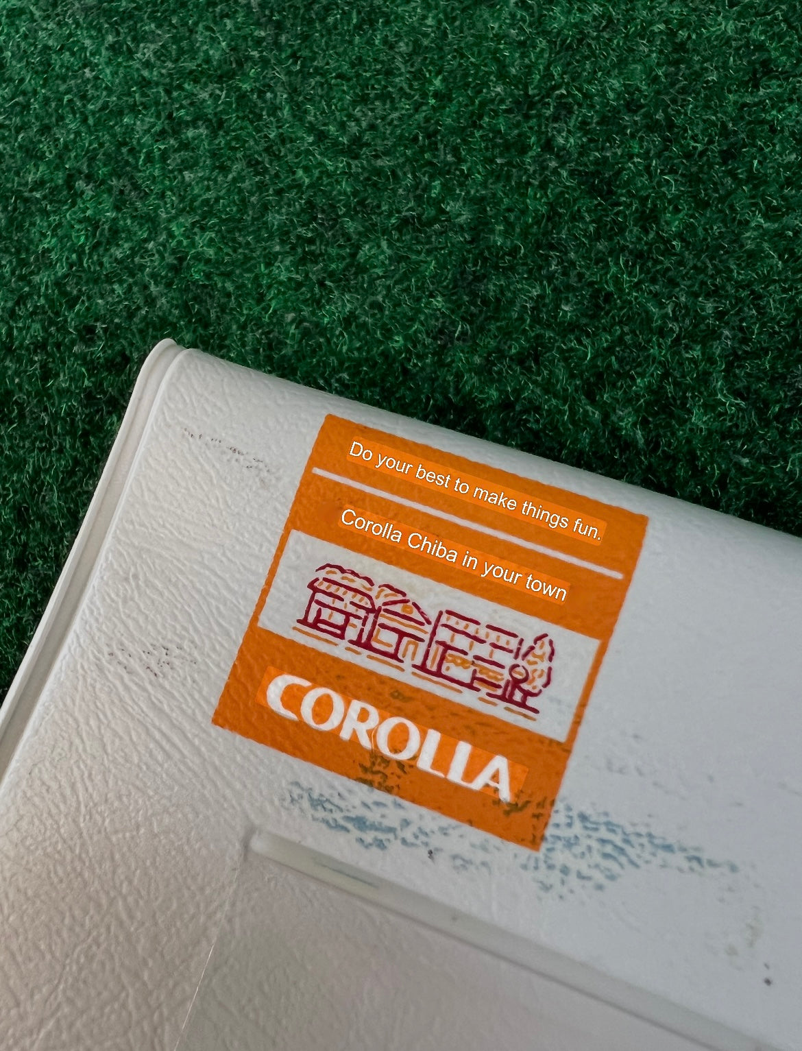 Toyota Corolla CHIBA - Japanese Dealership Document Folder Case