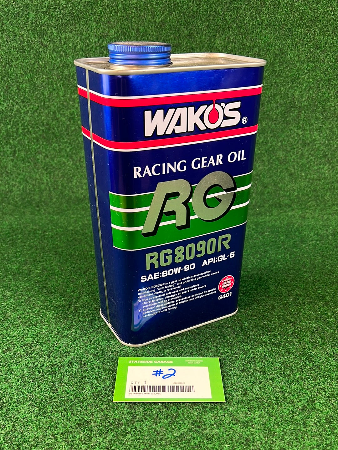 WAKO’S Racing Gear Oil RG 8090 R Oil Can (2)