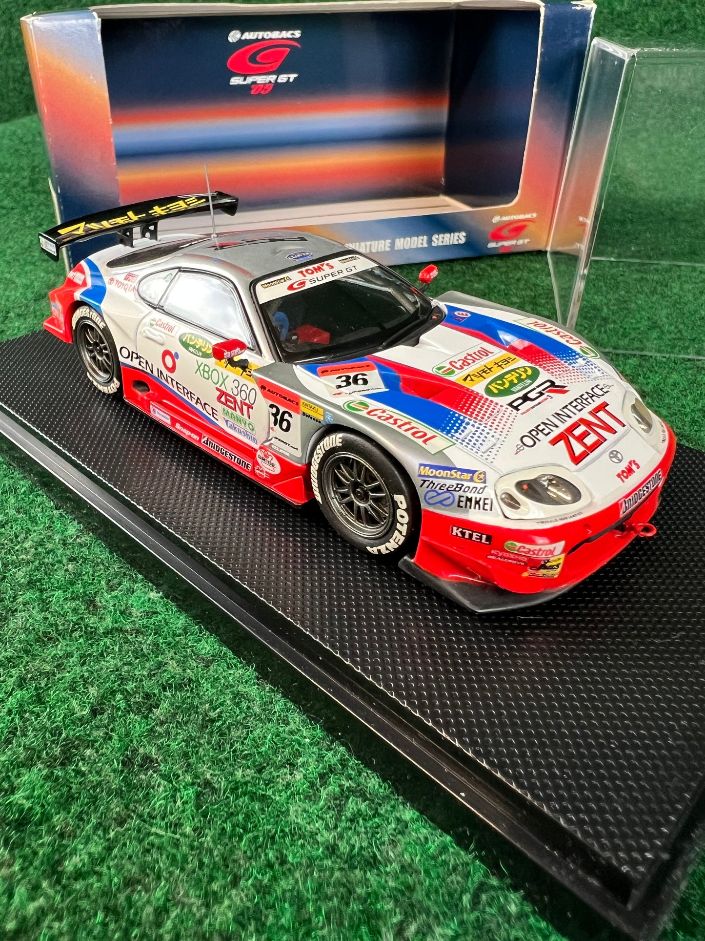 EBBRO 2005 SuperGT Open Interface Toyota Supra 1/43 Scale Diecast