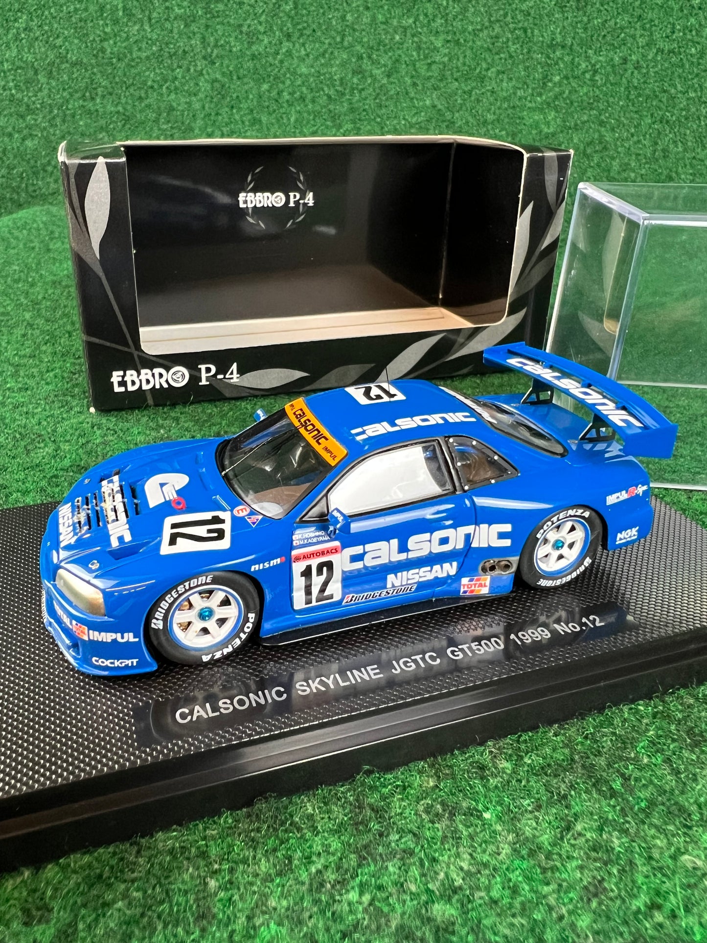 EBBRO P-4 - JGTC 1999 Calsonic Nissan Skyline R34 GTR 1/43 Scale Diecast