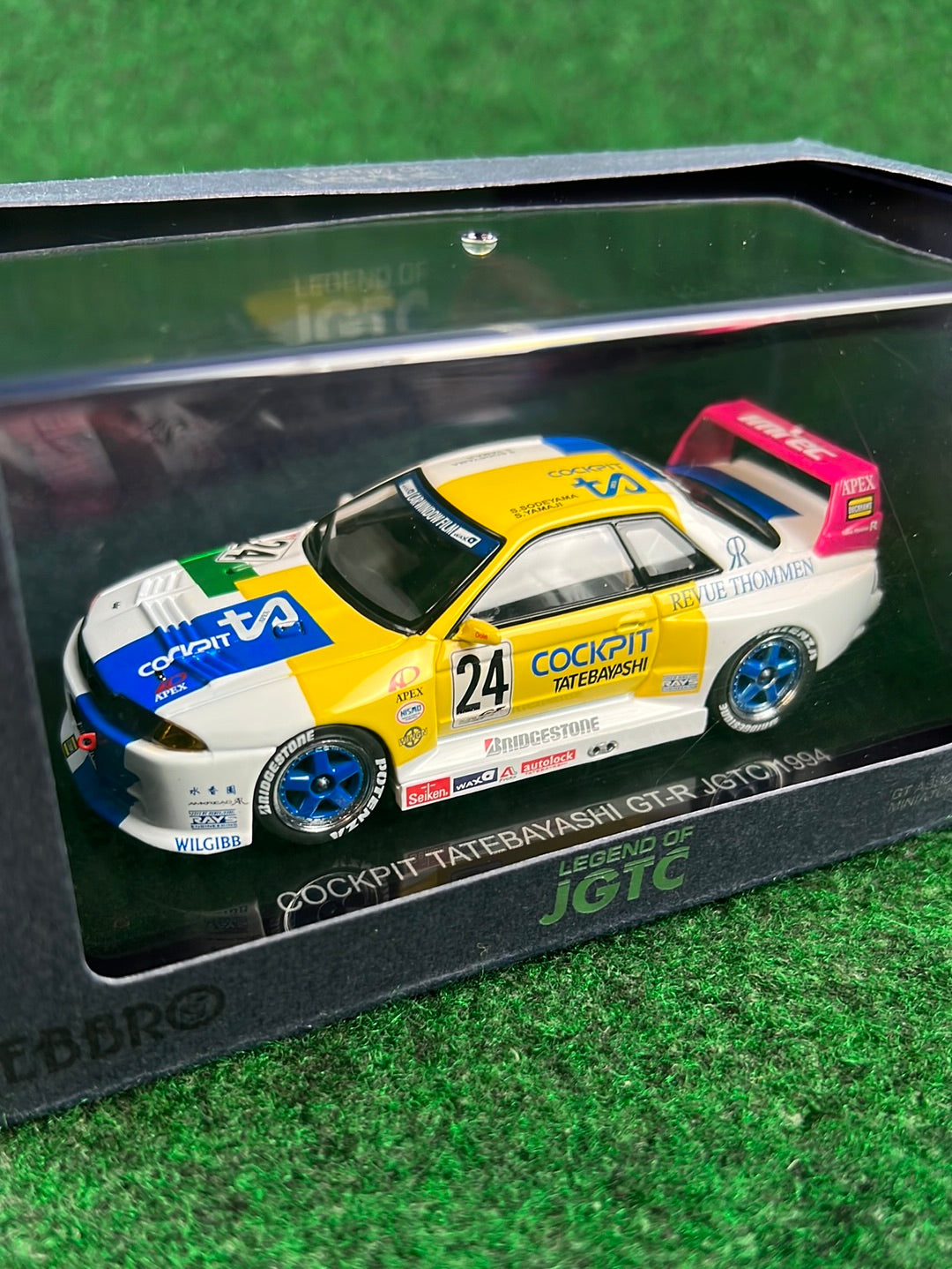 EBBRO JGTC Legends Cockpit 1994 Nissan Skyline R32 GTR 1/43 Scale Diecast
