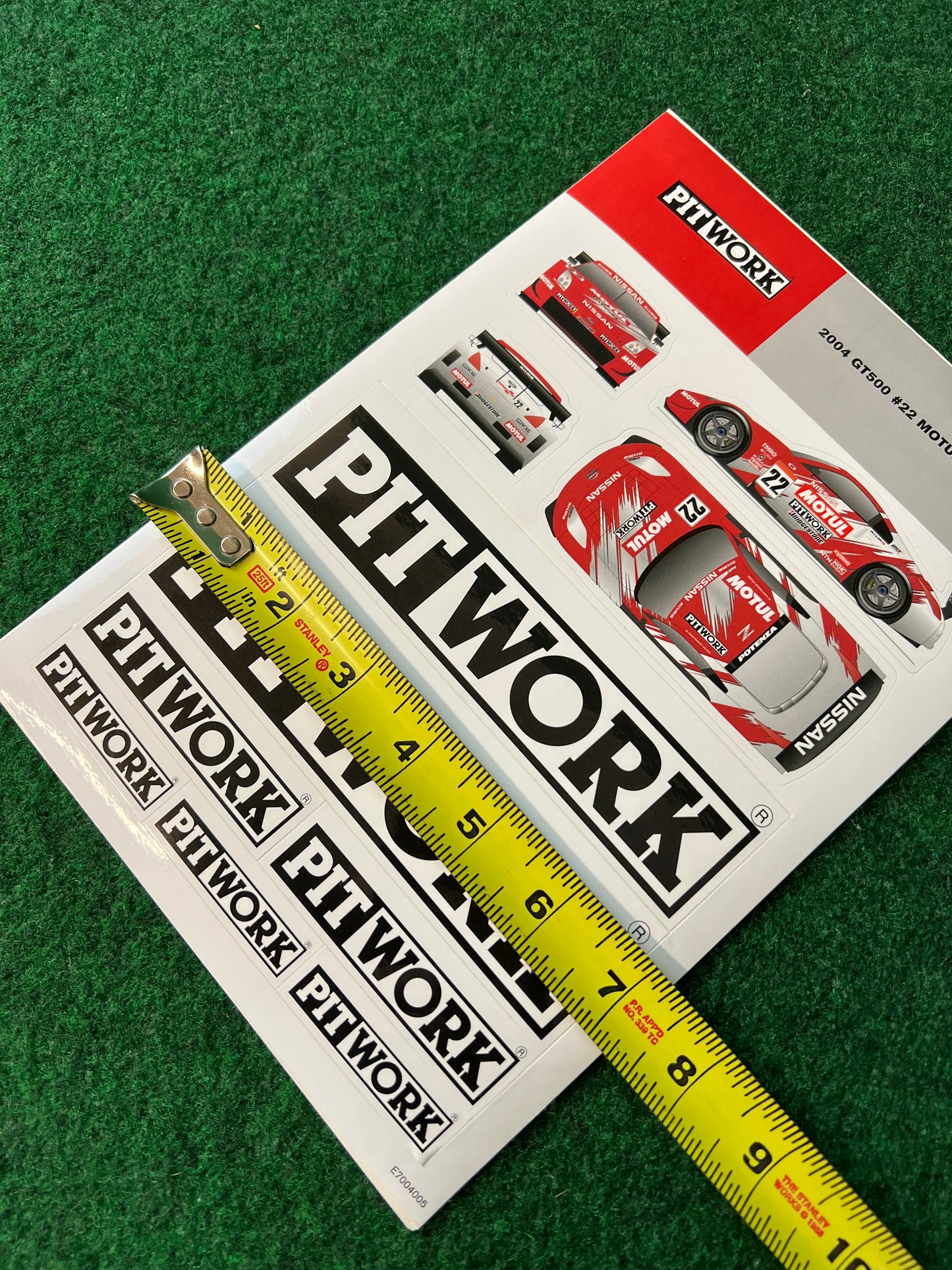 Nissan Fairlady Z JGTC Nismo Motul Pitwork Sticker Sheet Set