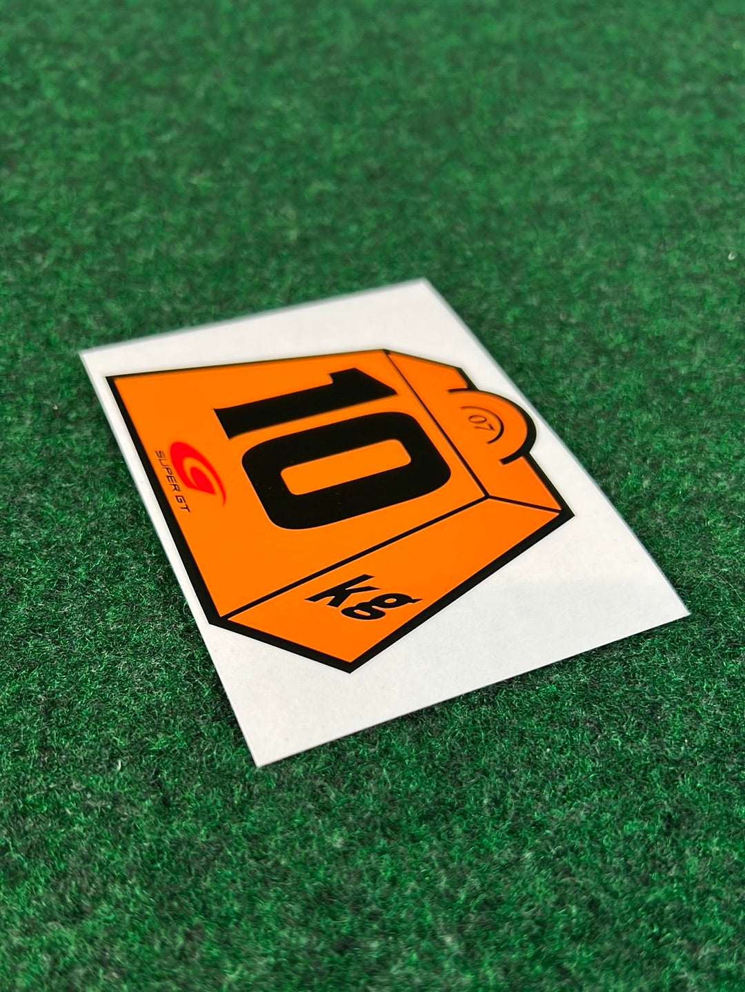 Super GT 2007 - Commemorative 10KG Weight Penalty Collectible Sticker