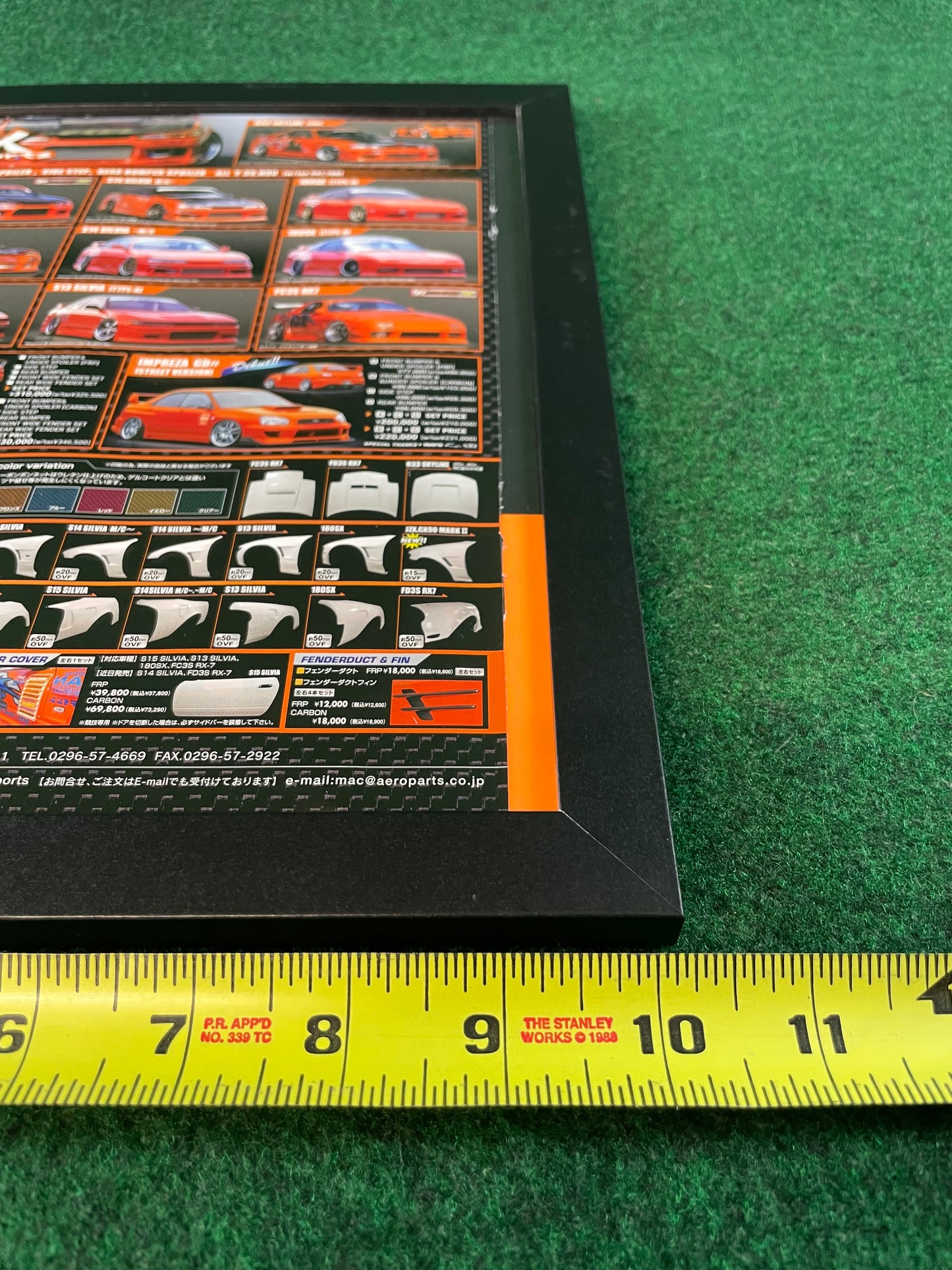 M Sports - Aero Lineup (Nissan, Mazda & Subaru) Full Page Framed Advertisement