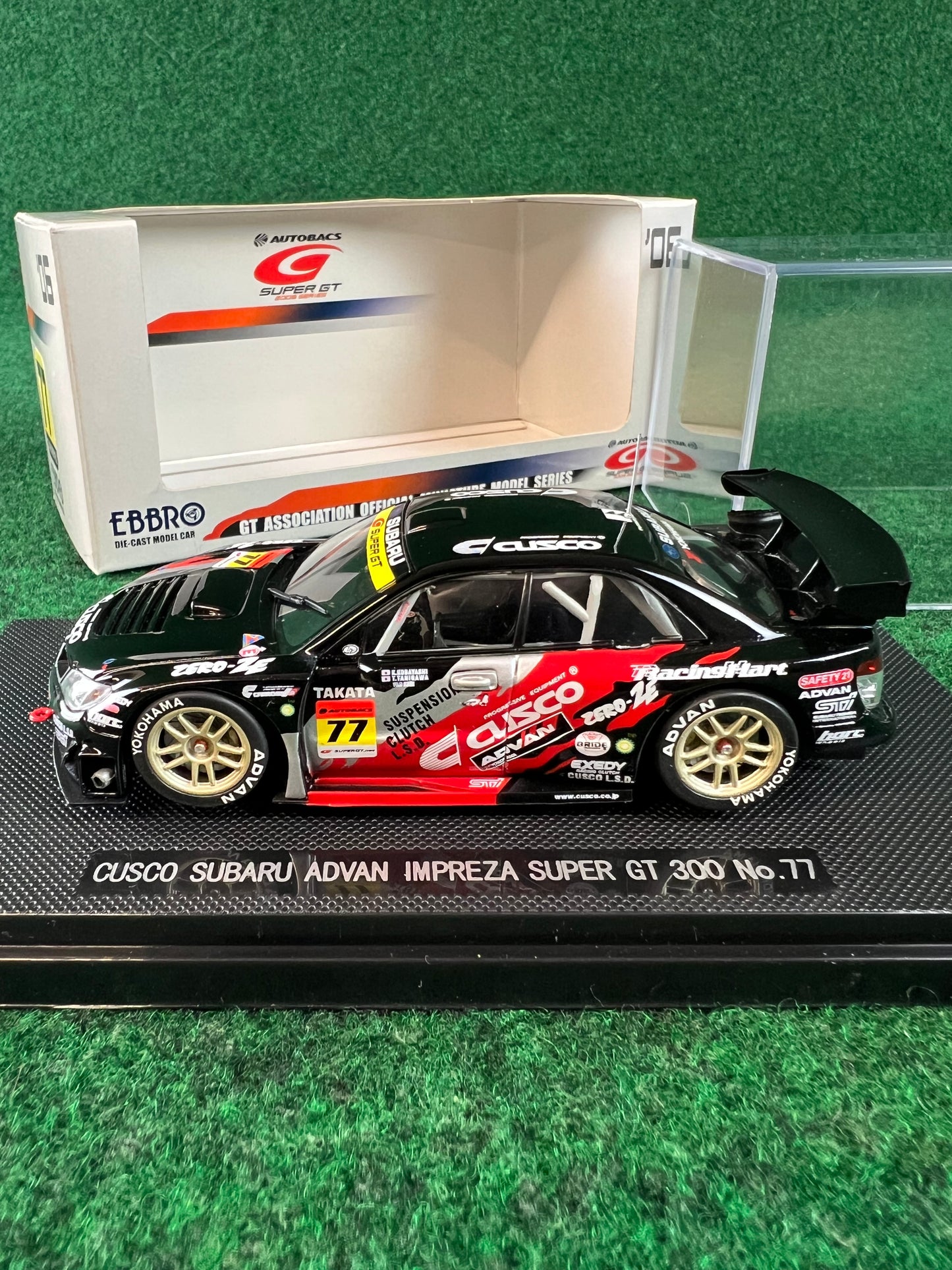 EBBRO SuperGT 2006 #77 Cusco Dunlop Subaru Impreza WRX STI 1/43 Scale Diecast