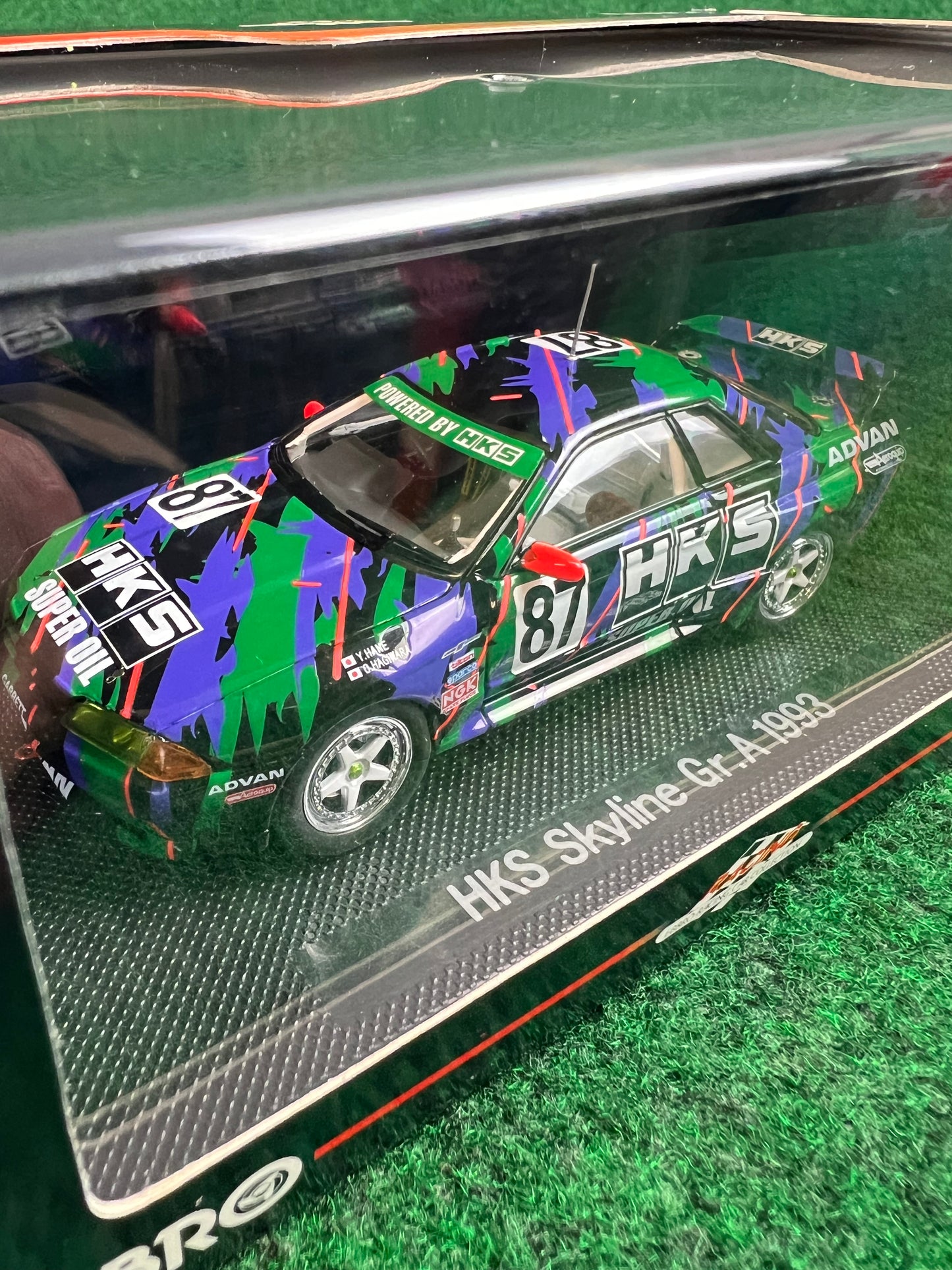 EBBRO Racing Collection - 1993 HKS Nissan Skyline R32 GTR Gr. A 1/43 Scale Diecast
