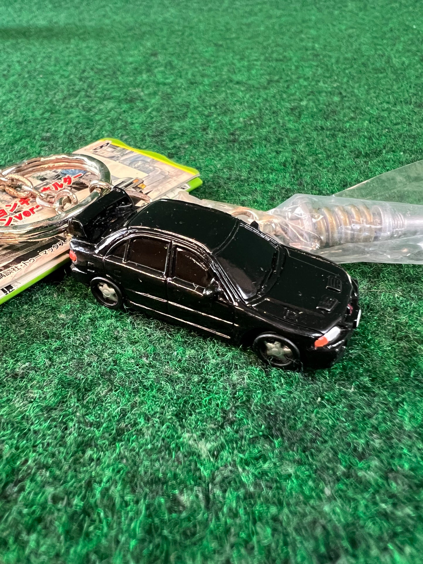 Initial D - Mitsubishi Lancer EVO III Car and Coilover Charm Keychain