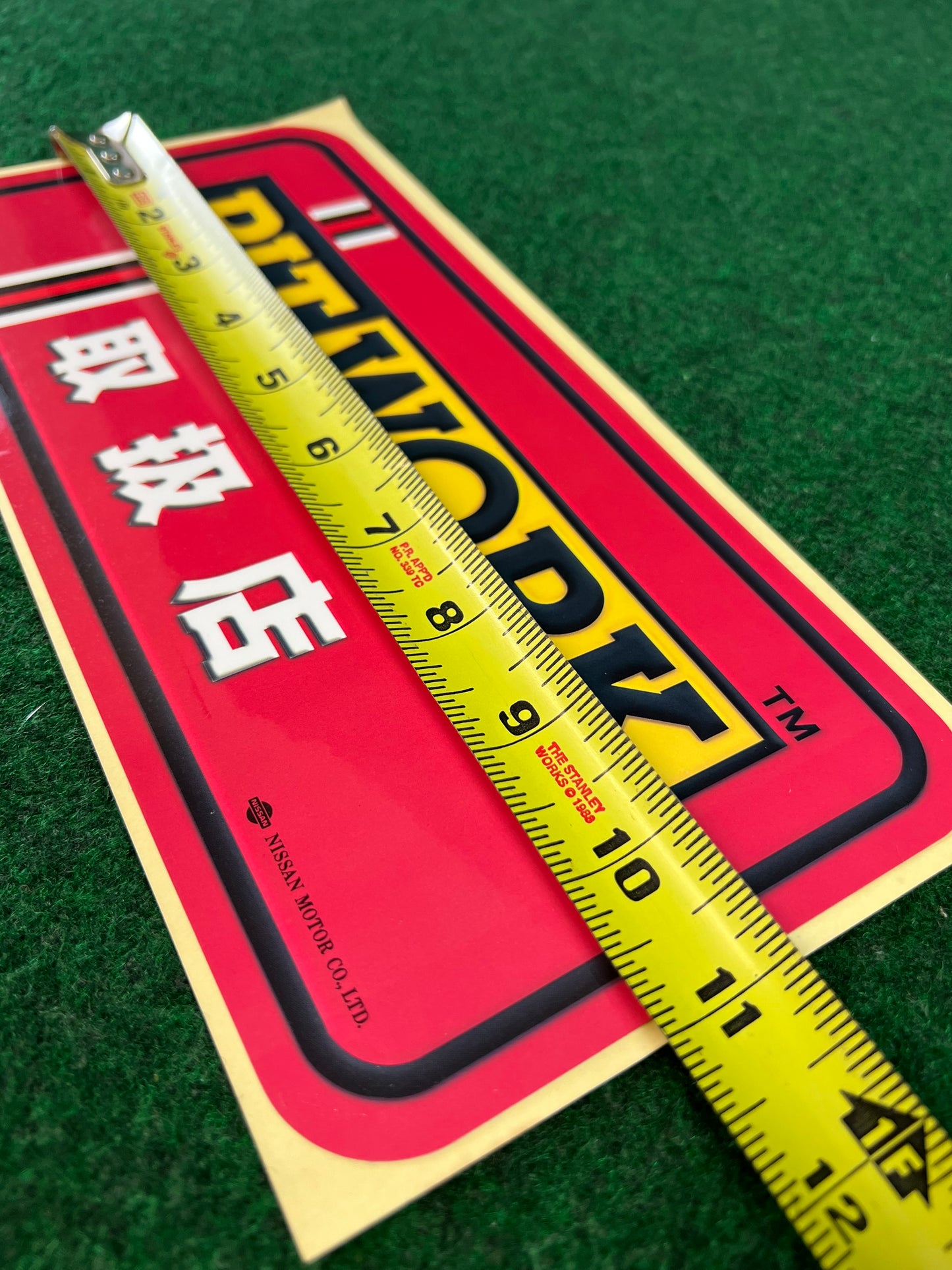 PITWORK Stores(1) - Nissan Service and Parts Retail Display Sticker