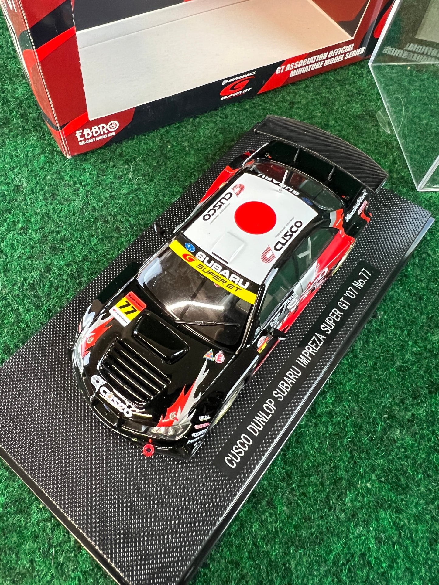 EBBRO SuperGT 2007 #77 Cusco Dunlop Subaru Impreza WRX STI 1/43 Scale Diecast
