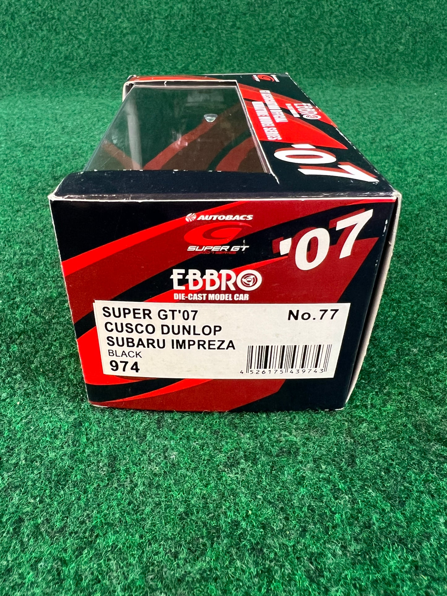 EBBRO SuperGT 2007 #77 Cusco Dunlop Subaru Impreza WRX STI 1/43 Scale Diecast