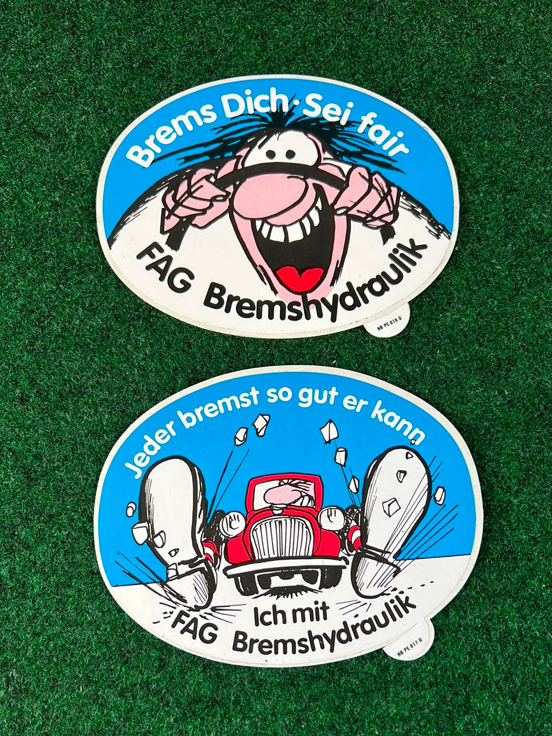 FAG Hydrolic Brakes Compant German Market Sticker Set of 2