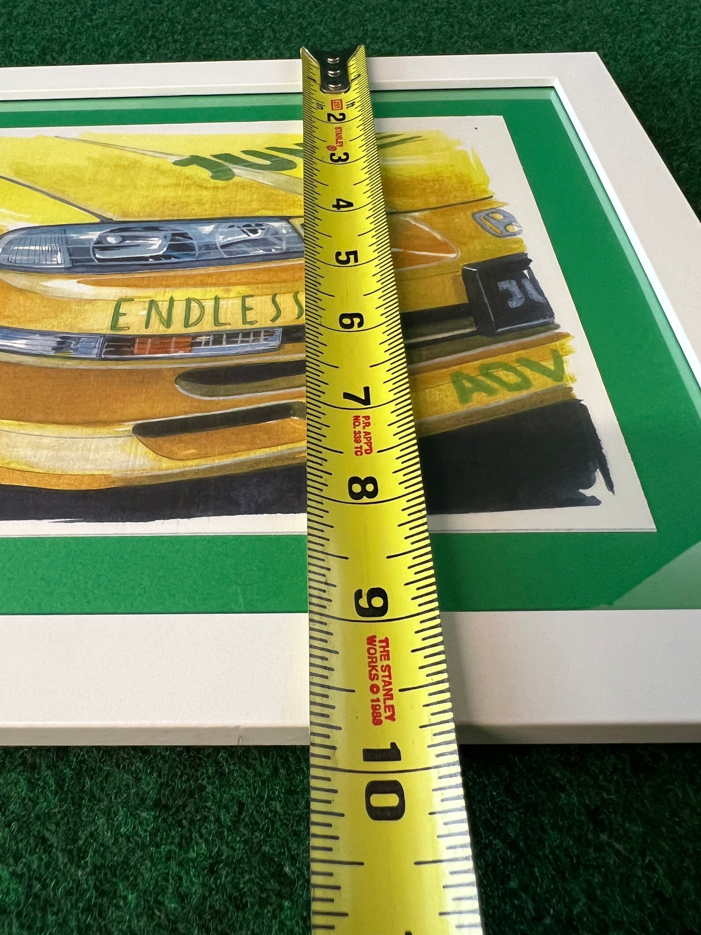 JUN Honda Prelude Hand Drawn, Watercolor Painted & Signed Print