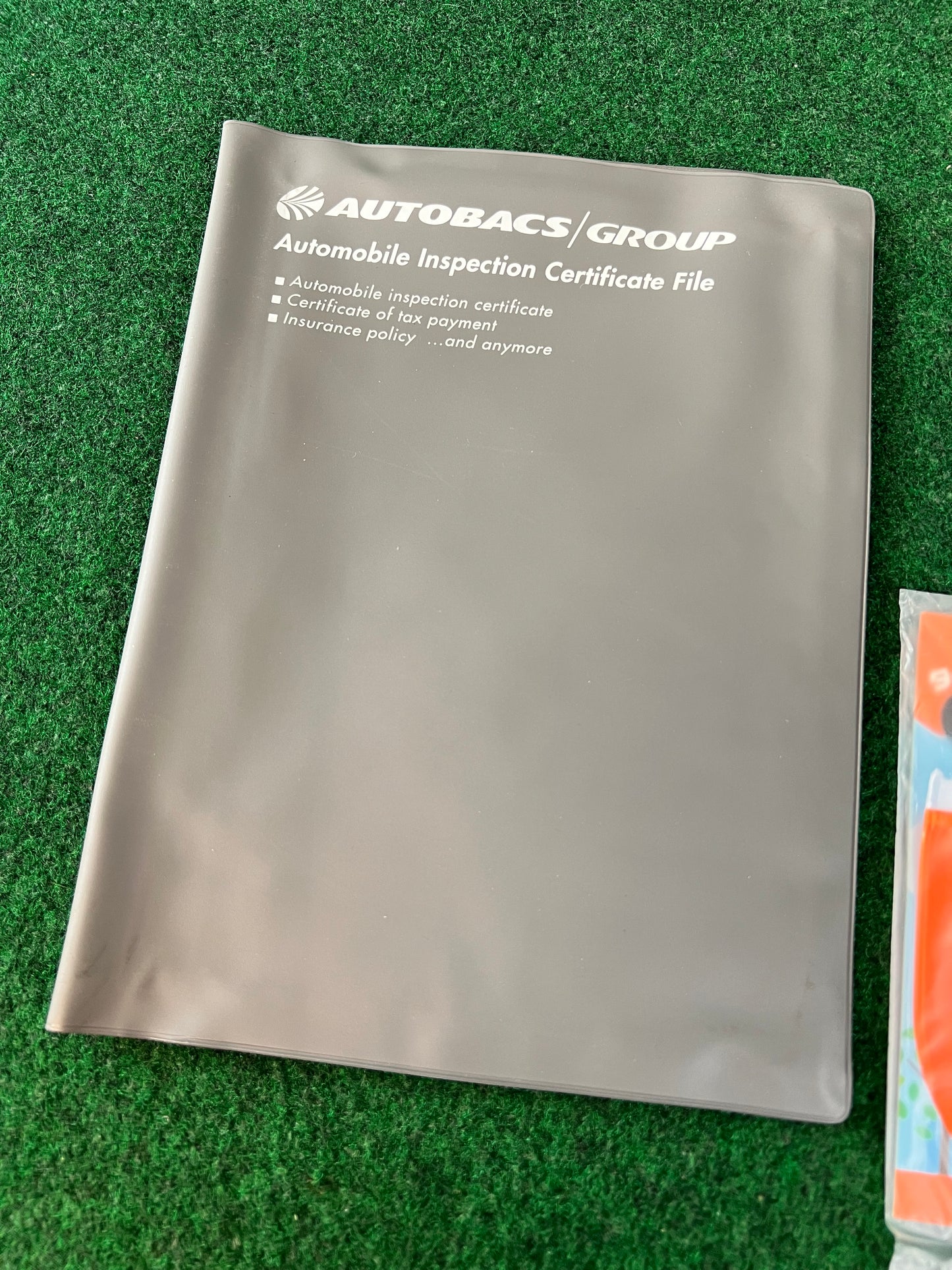 Autobacs - Car Maintenance File Folder, Reflective Coin Pouch & Keychain Set