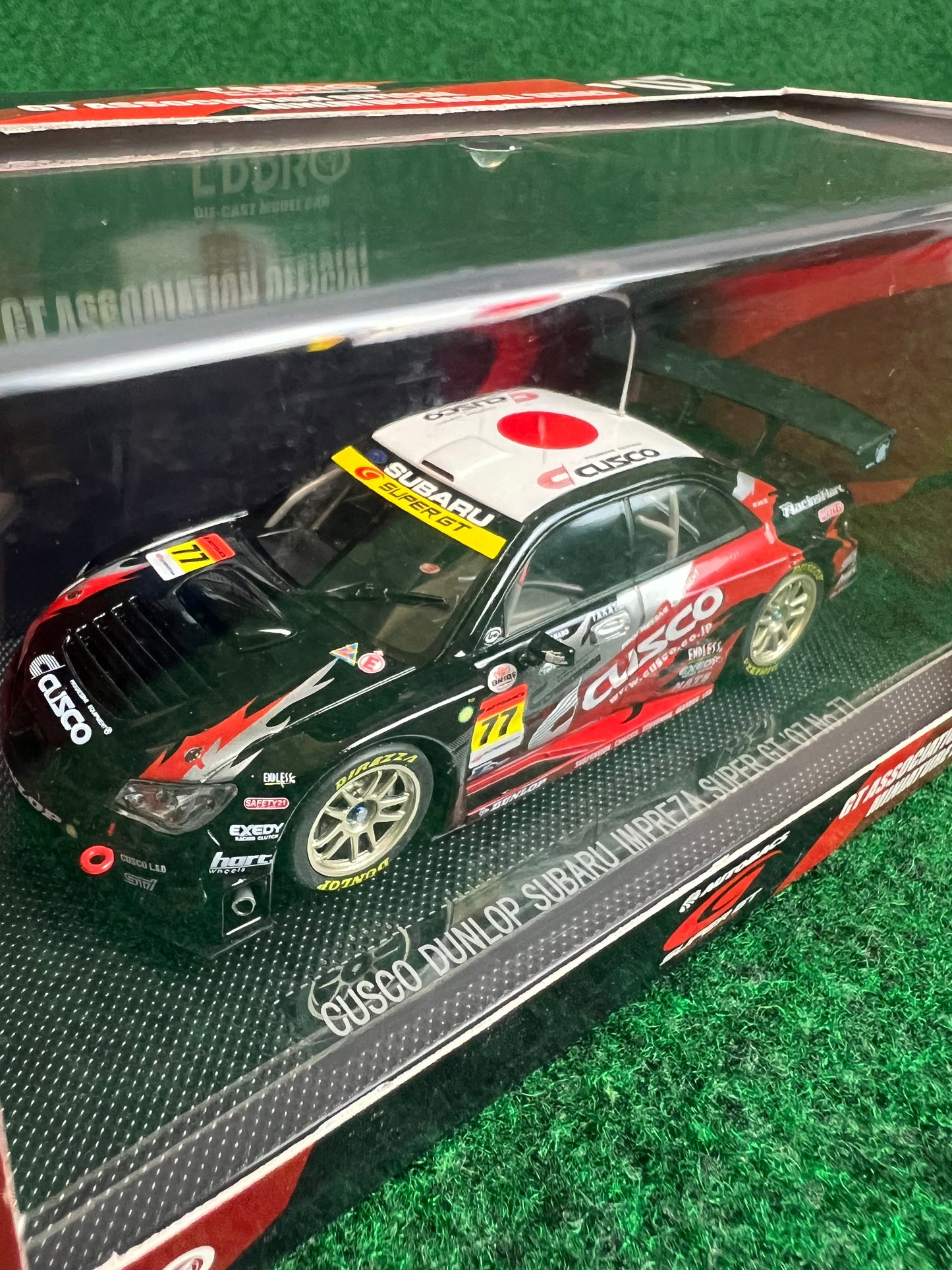 EBBRO SuperGT 2007 #77 Cusco Dunlop Subaru Impreza WRX STI 1/43 Scale Diecast