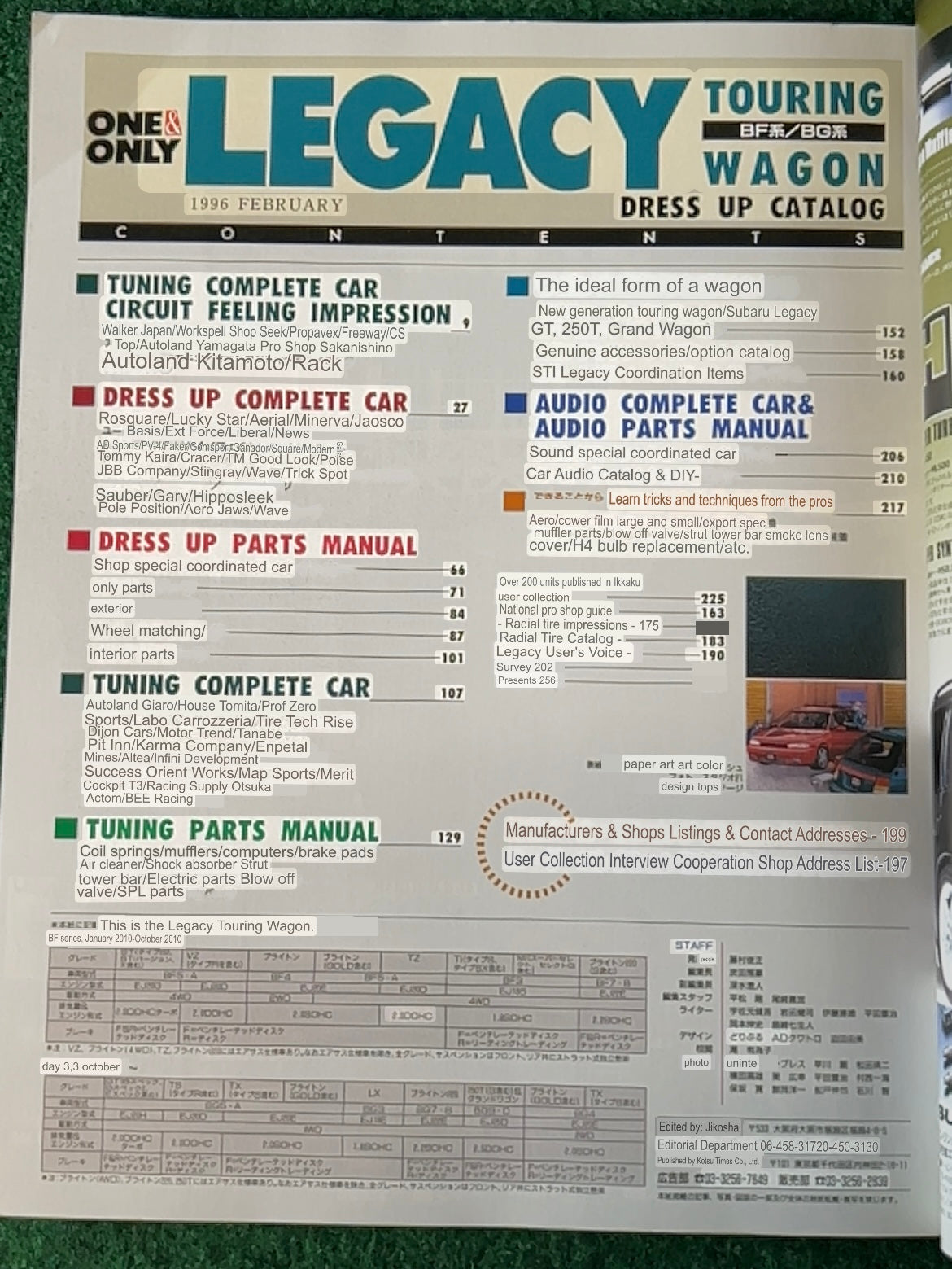 One and Only - Subaru Legacy Magazine