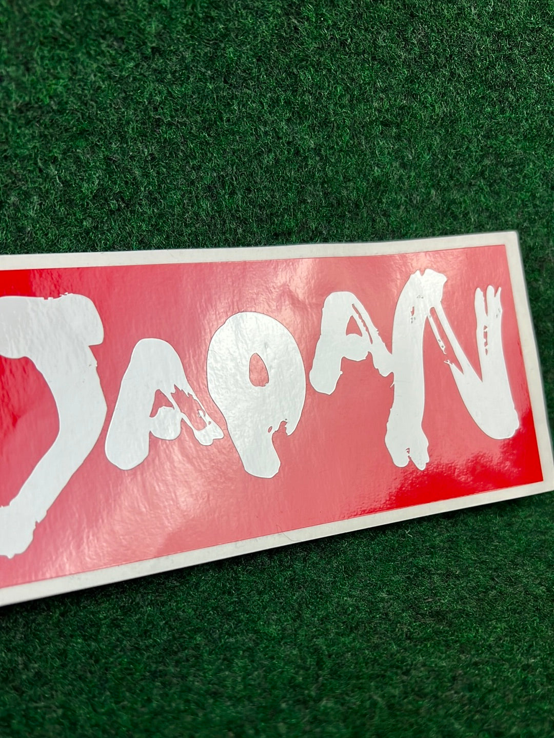 Rally Japan Font Logo Bumper Sticker