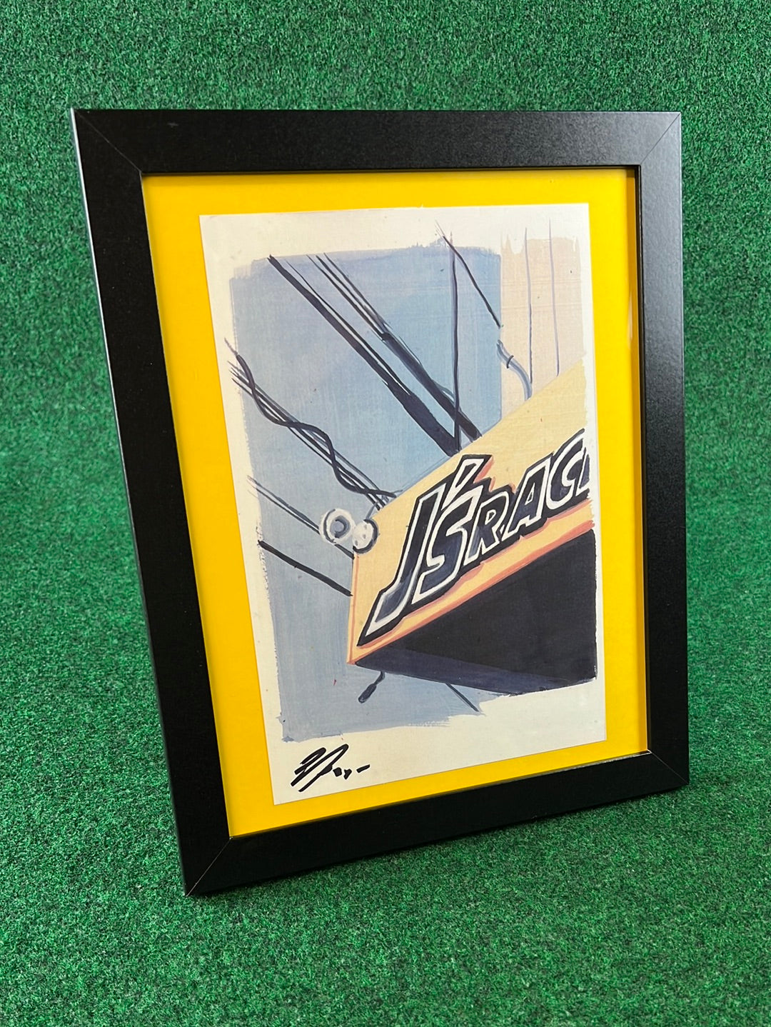 J’s Racing Building Sign Japan - Framed Print