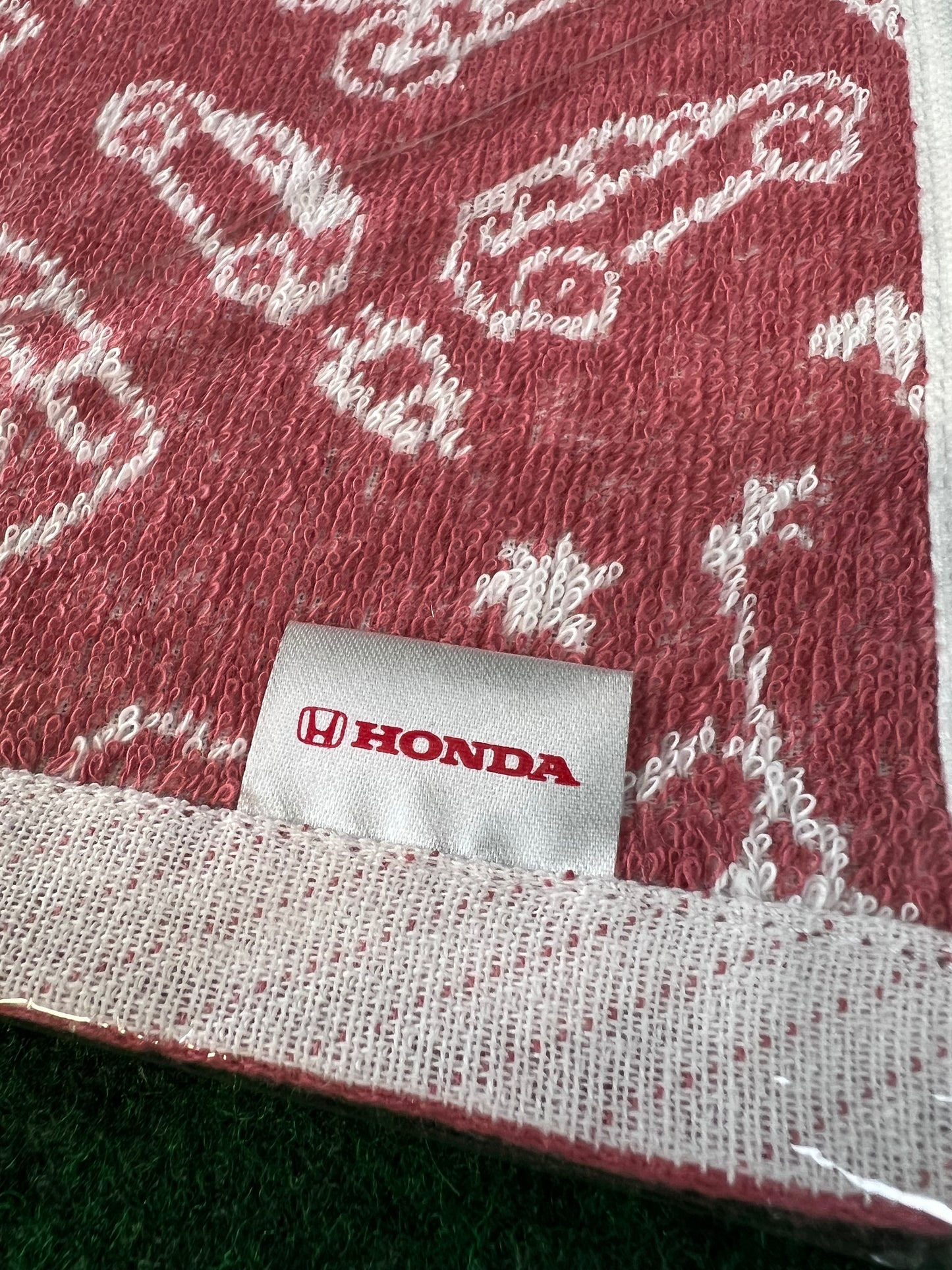 Honda Original - "HONDA" Cartoon Car, Racecar, Motorcycle Images Towel