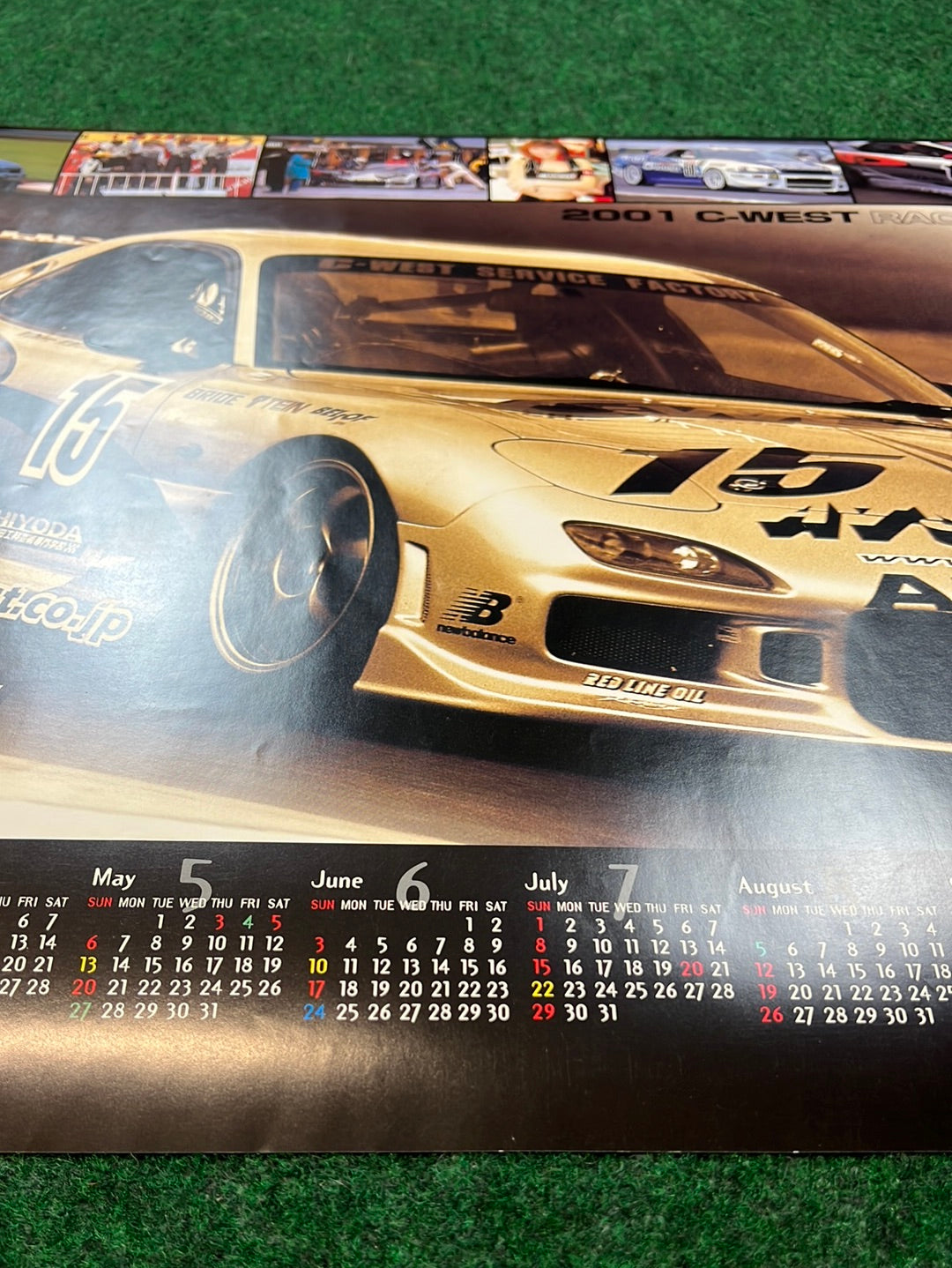 CWEST - 2001 Racing (Mazda RX7) Calendar Poster
