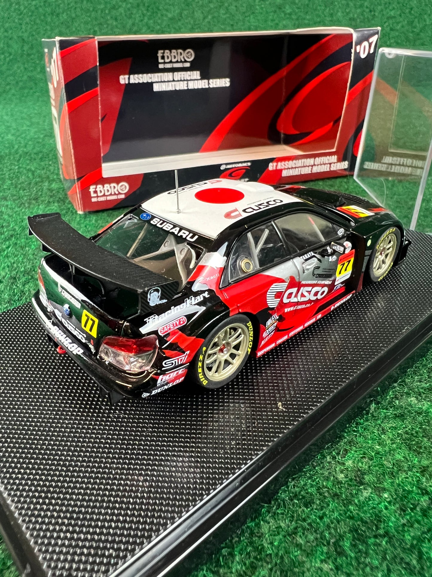EBBRO SuperGT 2007 #77 Cusco Dunlop Subaru Impreza WRX STI 1/43 Scale Diecast