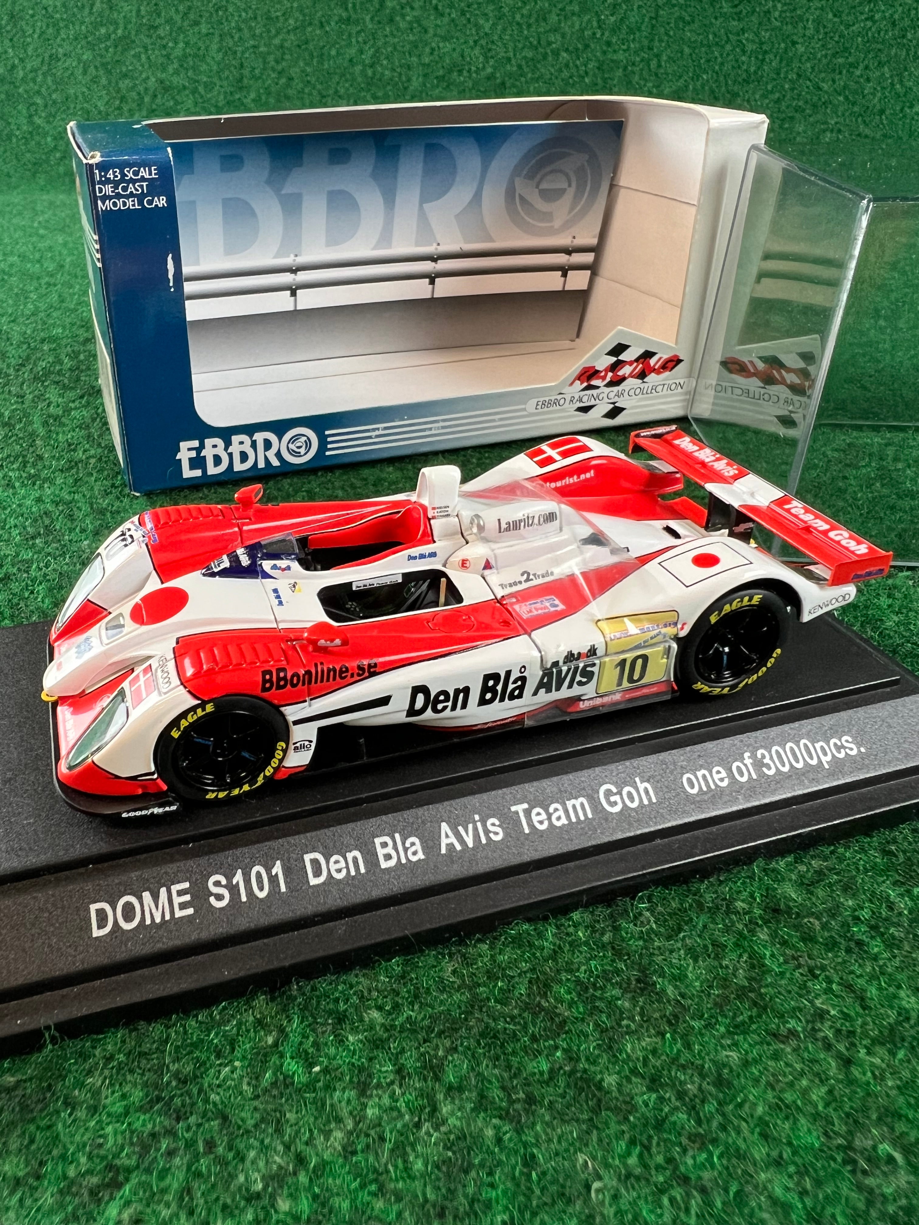 素晴らしい品質 EBBRO 1/43 S101 DOME Goh Team Avis Bla Den Team LeMans 2001 ミニカー