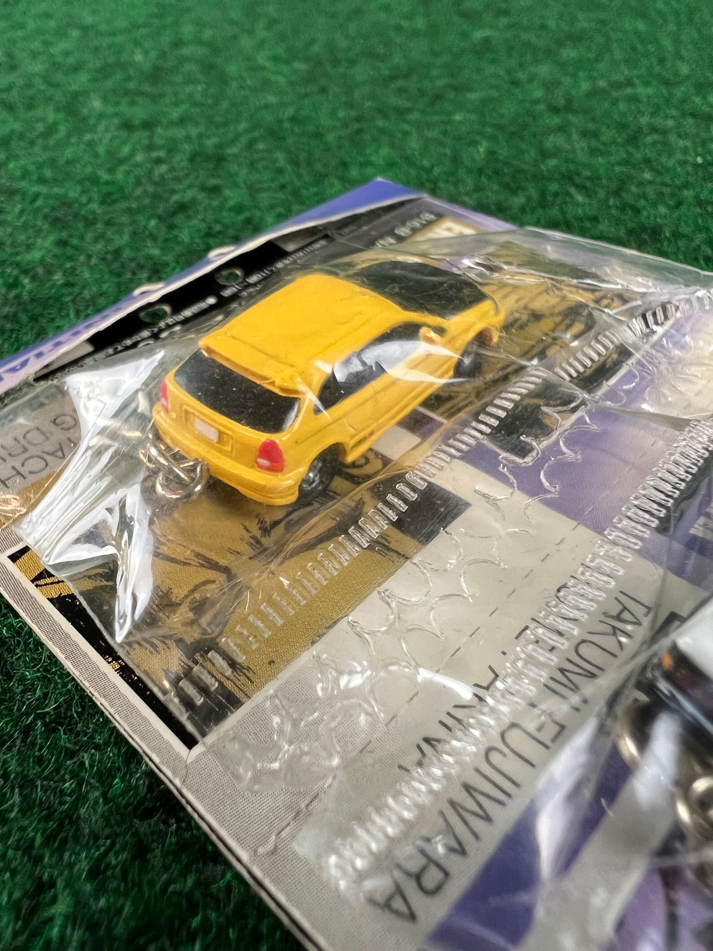 Initial D - Toyota Corolla AE86 & Honda Civic EK9 Mini Car Keychain Set
