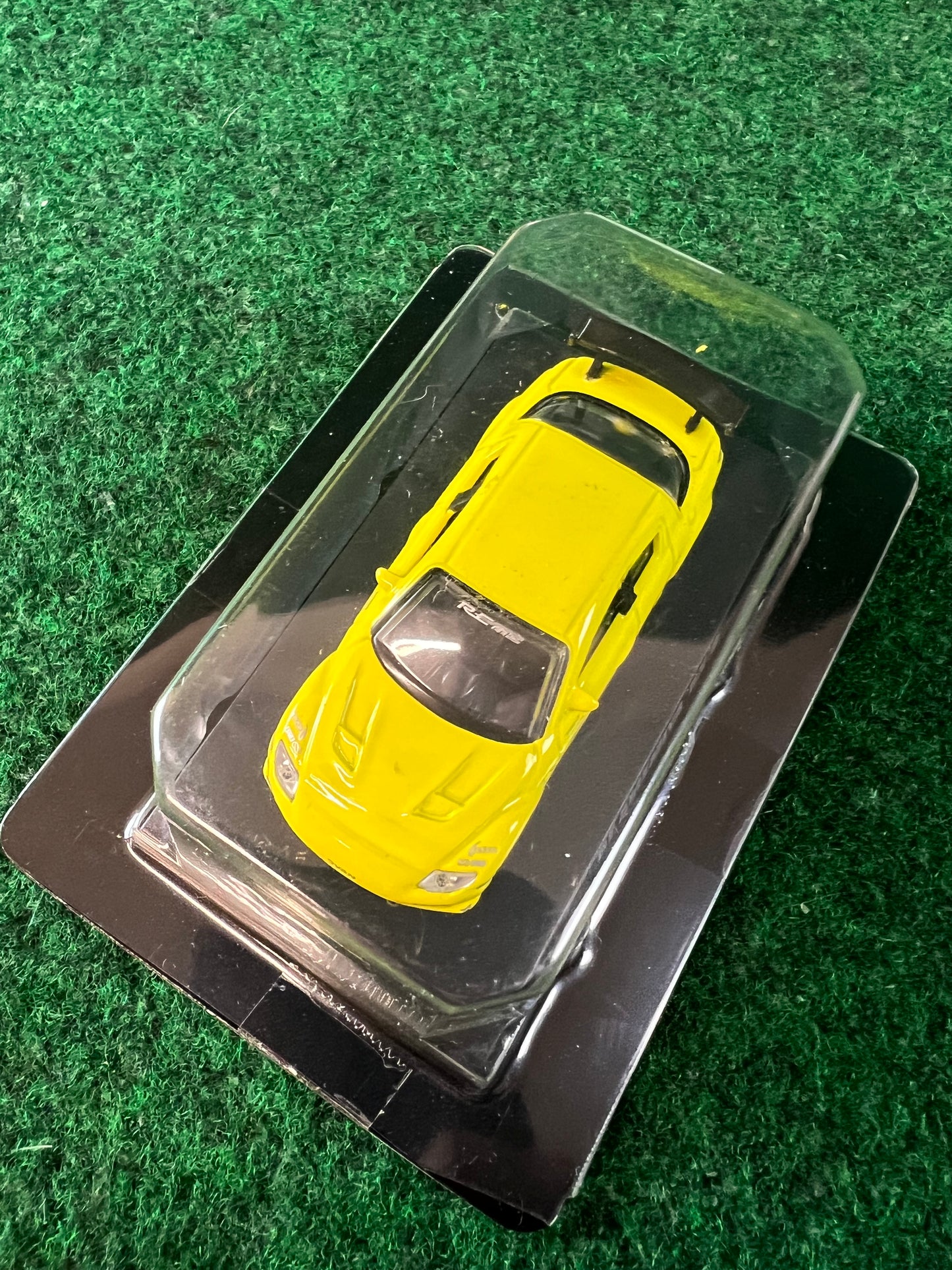 Aoshima - Option RE Amemiya Mazda RX-8 (Yellow) 1/64 Scale Diecast Car