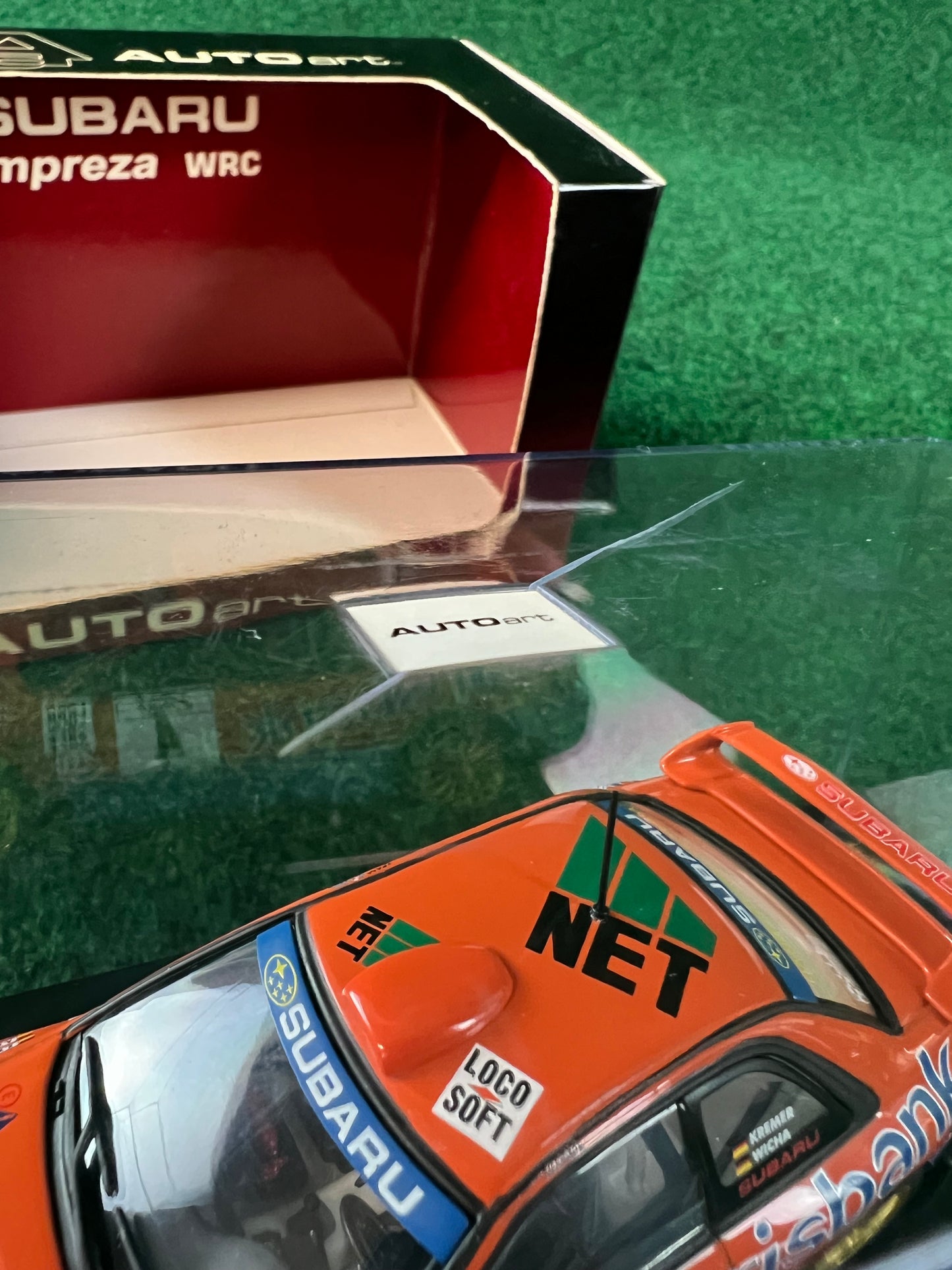 Auto Art - Subaru Impreza GC8 WRC 2001 Norisbank Rally Car 1/43 Scale Diecast